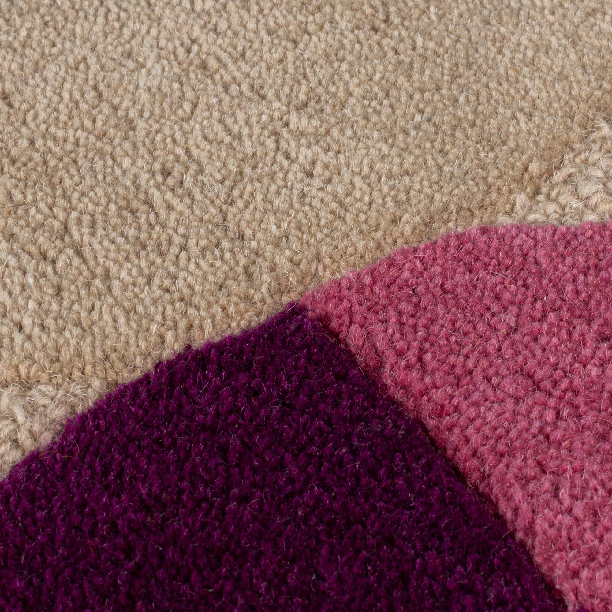 FLAIR RUGS Wollteppich »Mia Scallop 2«, rechteckig, 12 mm Höhe, in Jakobsmuschel-Form