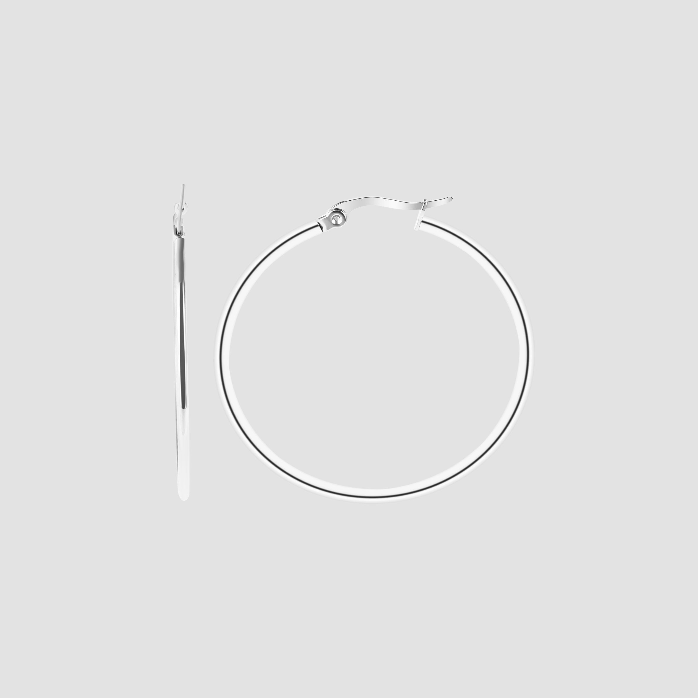 Adelia´s Paar Creolen "Damen Ohrringe – Creole aus Edelstahl" Ein kleines G günstig online kaufen