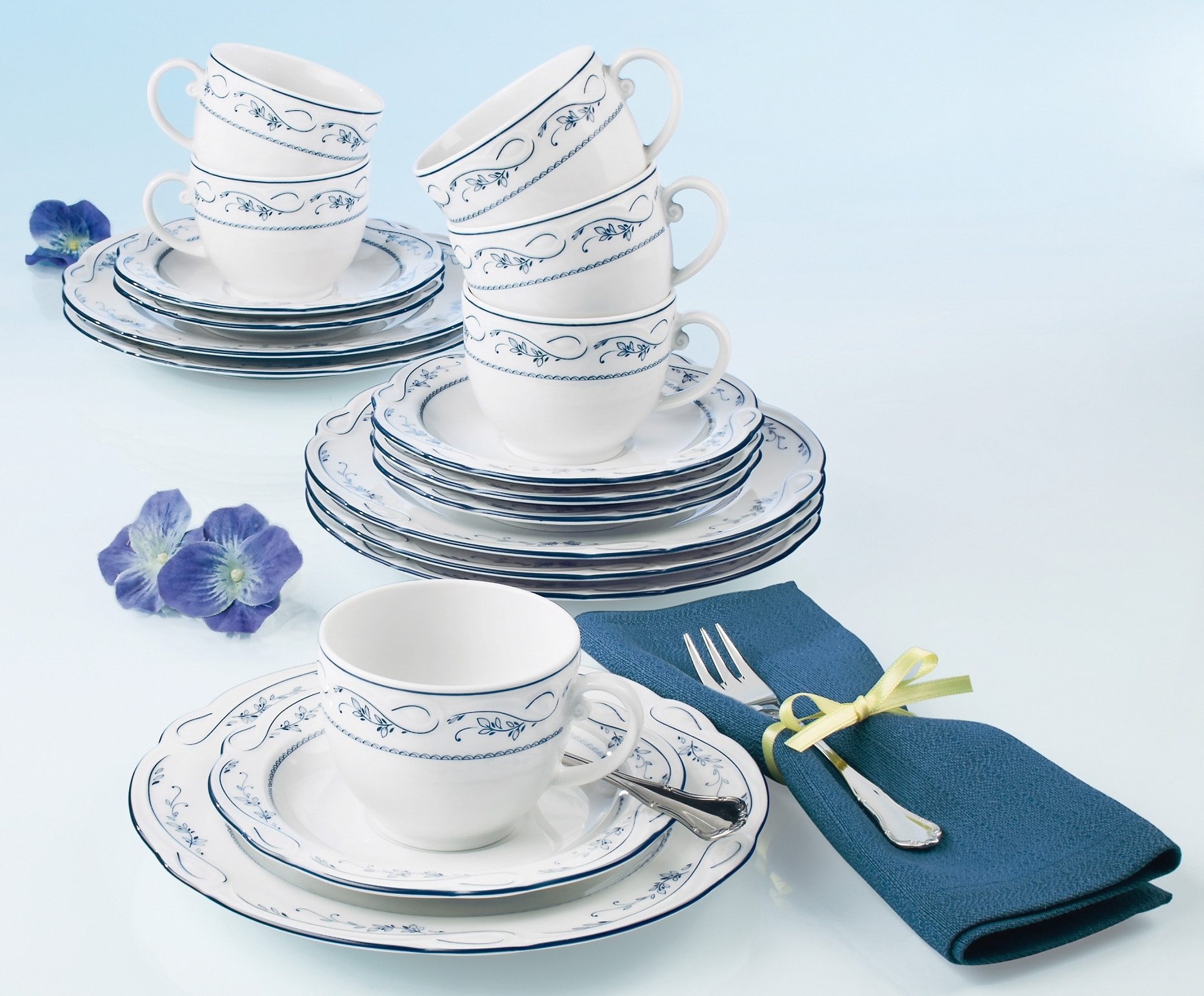 Kaffeeservice »Geschirr-Set, Service Desiree Aalborg«, (Set, 18 tlg.), Made in...