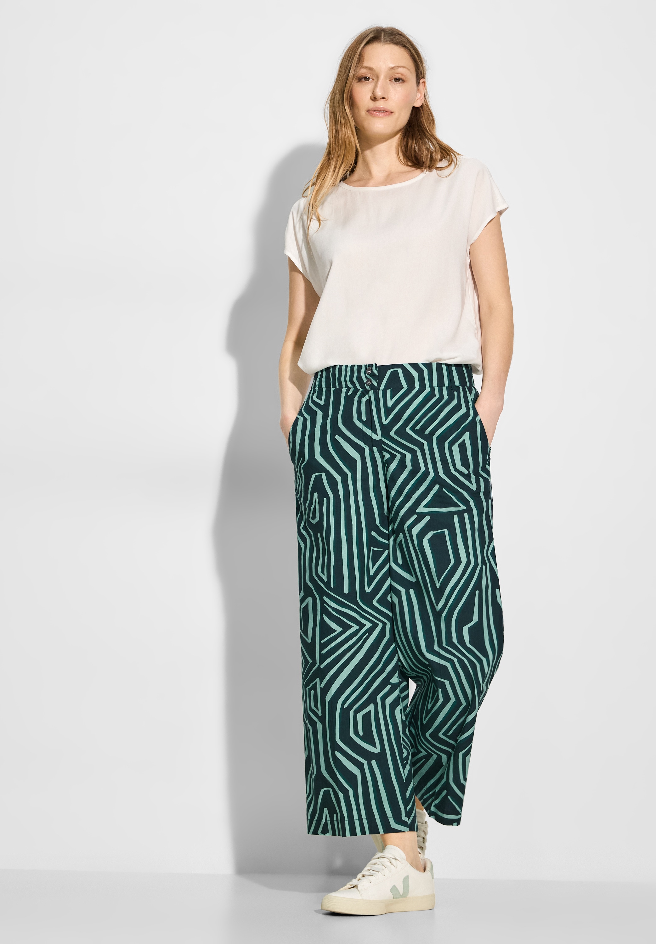Cecil Stoffhose, High Waist