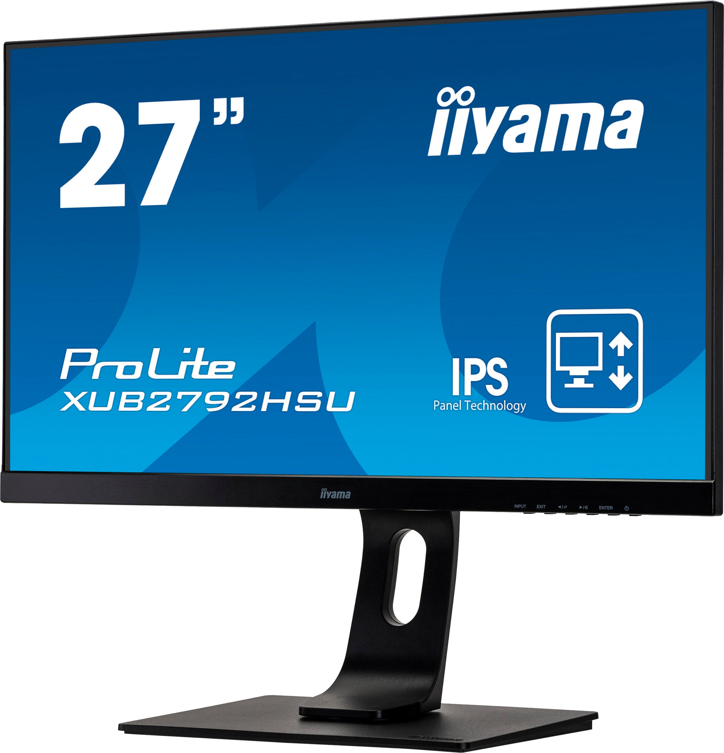 Iiyama Gaming-Monitor »PROLITE XUB2792HSU-B1«, 69 cm/27 Zoll, 1920 x 1080 px, Full HD, 4 ms Reaktionszeit