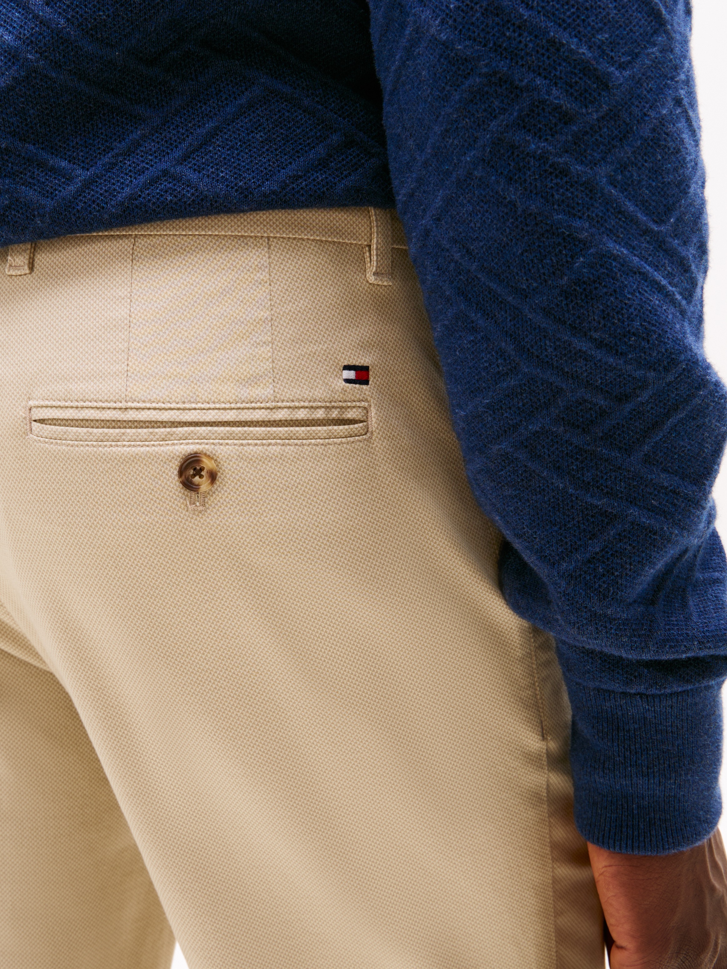 Tommy Hilfiger Chinohose "DENTON PRINTED STRUCTURE", Straight Leg Fit günstig online kaufen