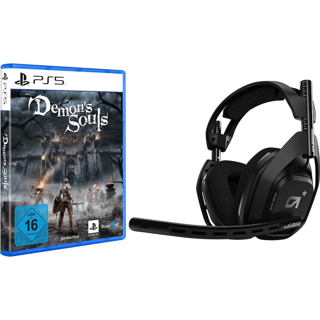 ASTRO Gaming-Headset »A50«, Rauschunterdrückung, inkl. PS5 Demon's Souls