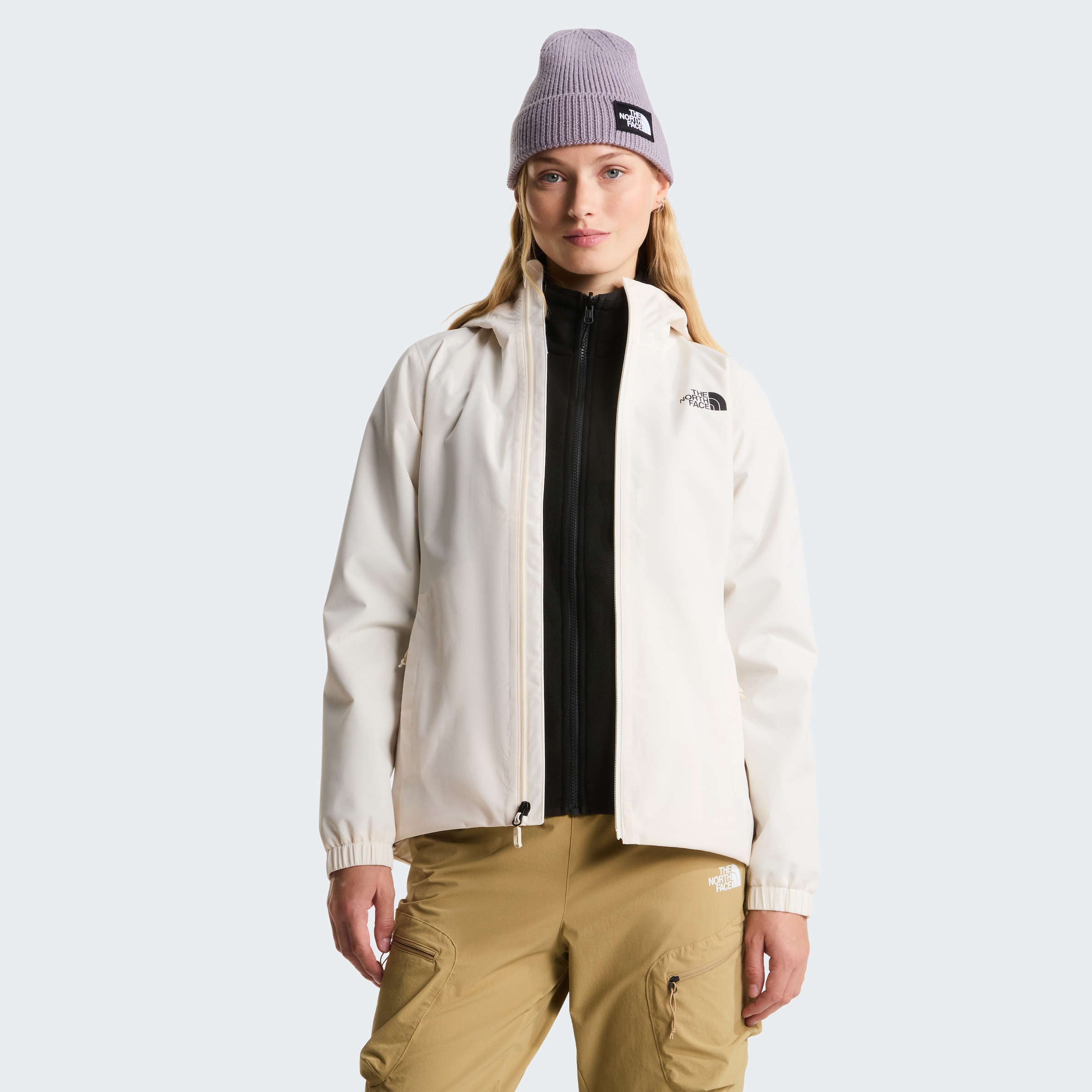 The North Face Funktionsjacke »W QUEST JACKET« mit Kinnschutz, atmungsaktiv, wasserabweisend, windabweisend, leicht