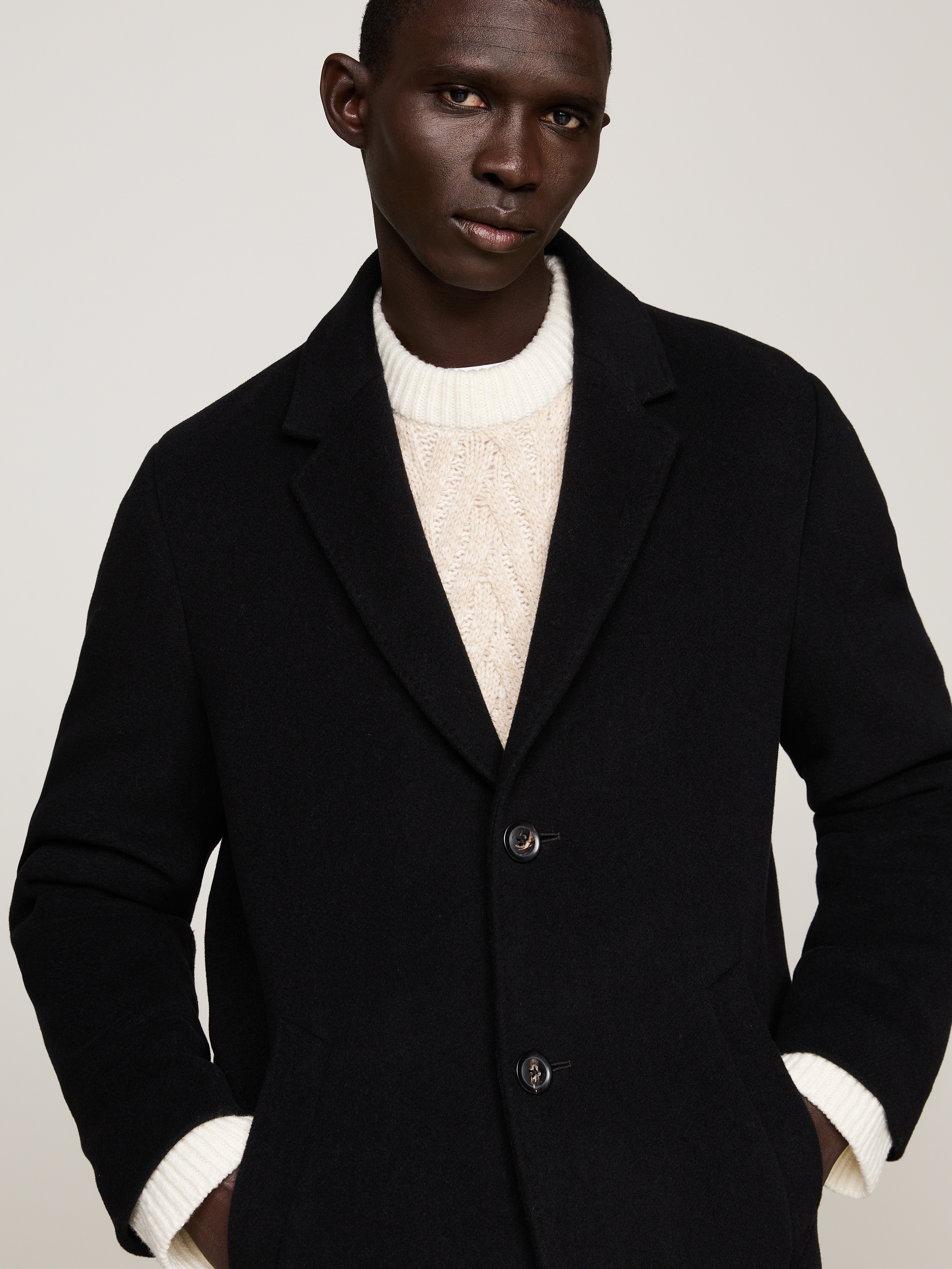 Tommy Hilfiger Langmantel DC WOOL MIX COAT fur BAUR