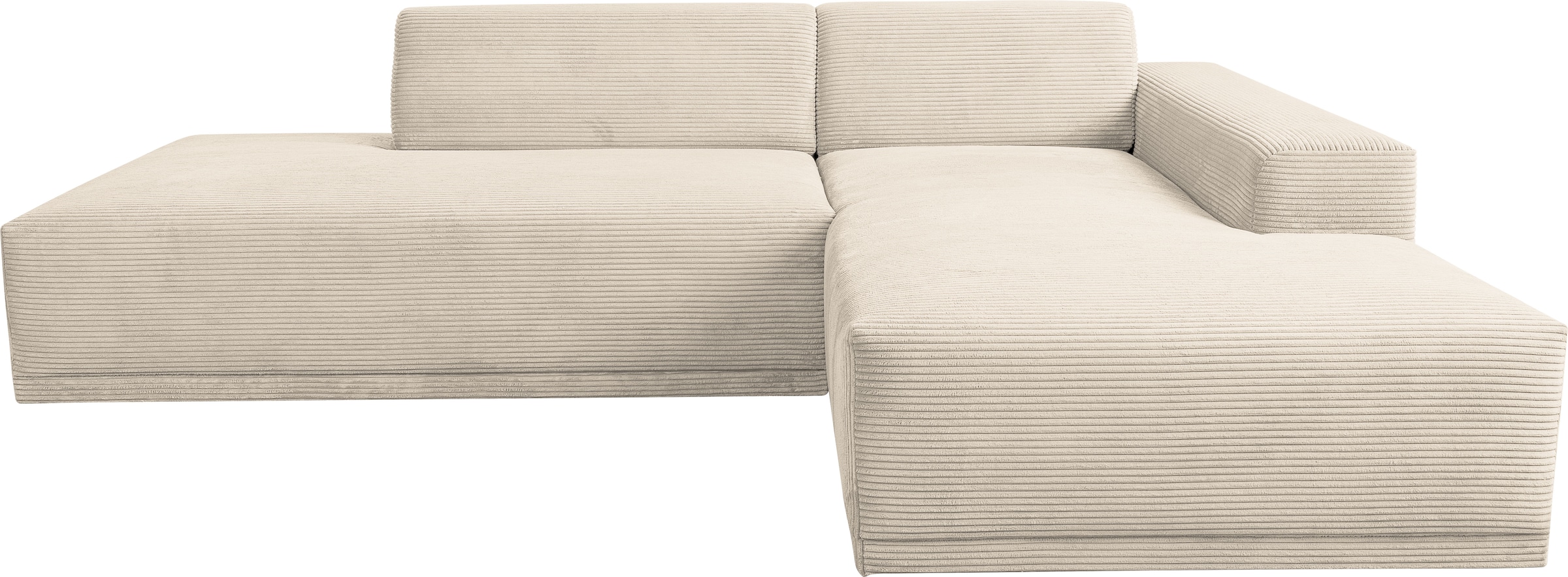 WERK2 Ecksofa "Apollo, hoher Sitzkomfort, aktuelles Design, Breite 264cm, L günstig online kaufen