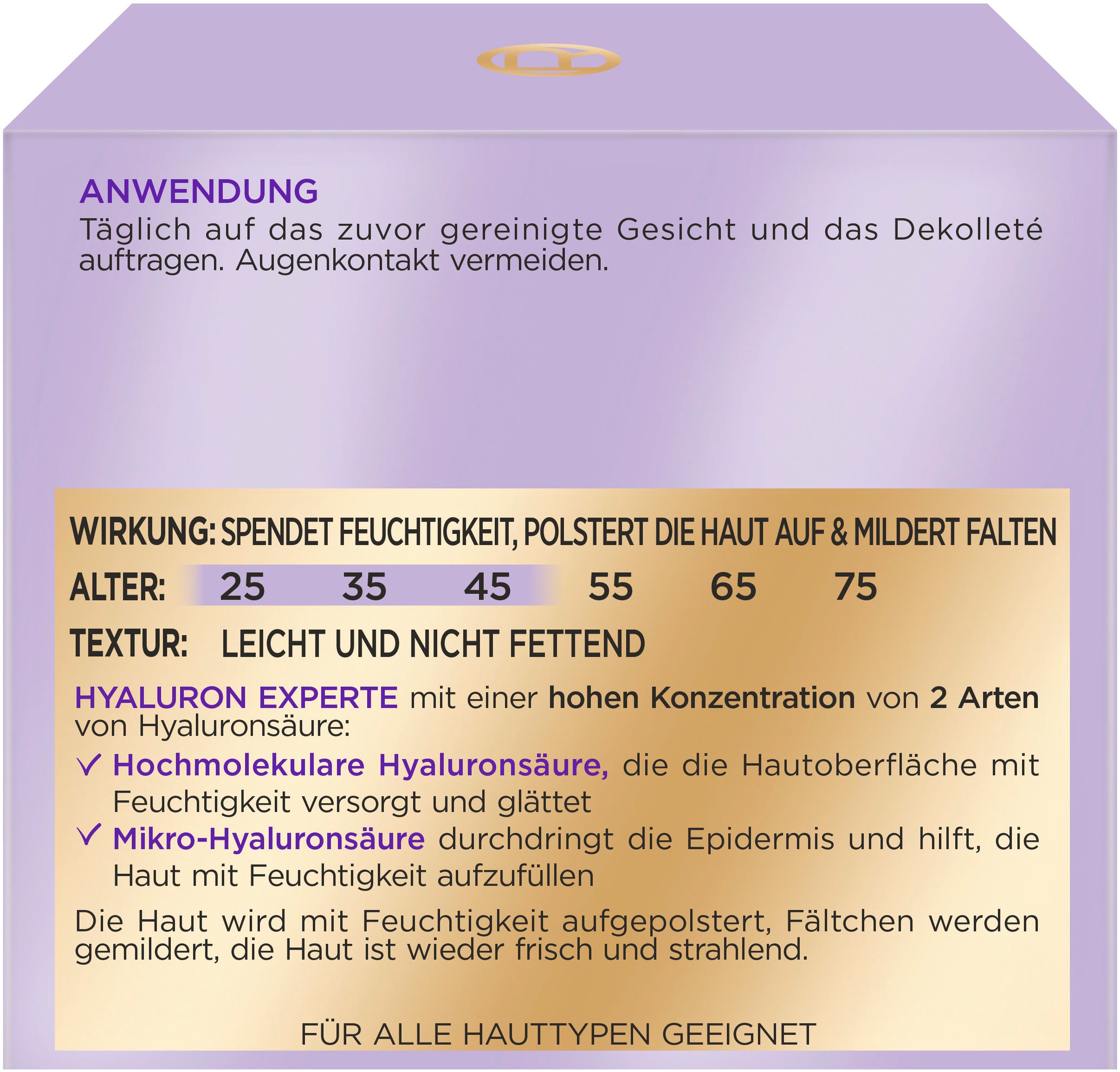 L'ORÉAL PARIS Tagescreme »Hyaluron Experte Pflege Tag«, mit LSF 20