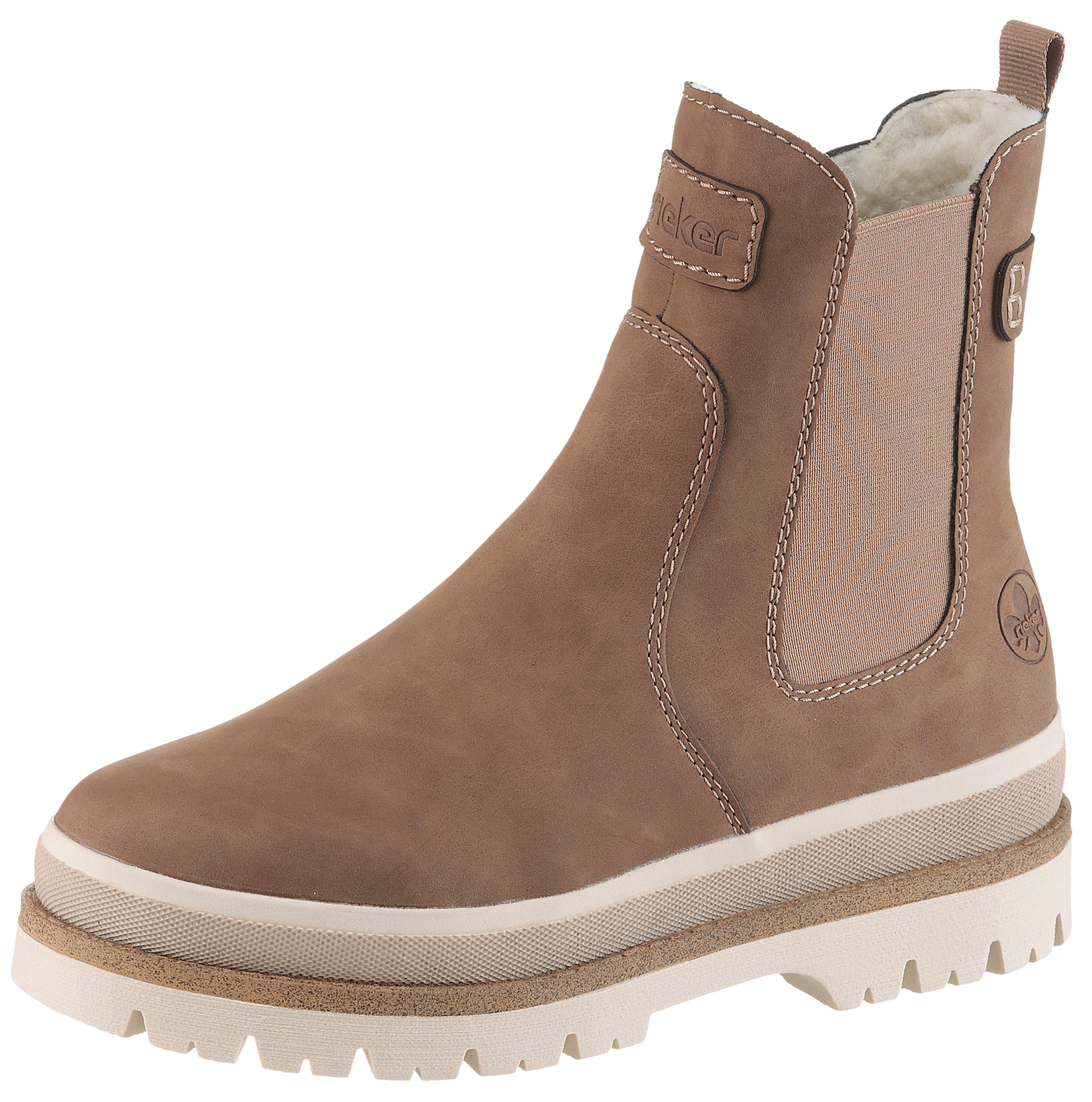 Rieker Chelseaboots, Plateauboots, Stiefelette mit Innenreißverschluss