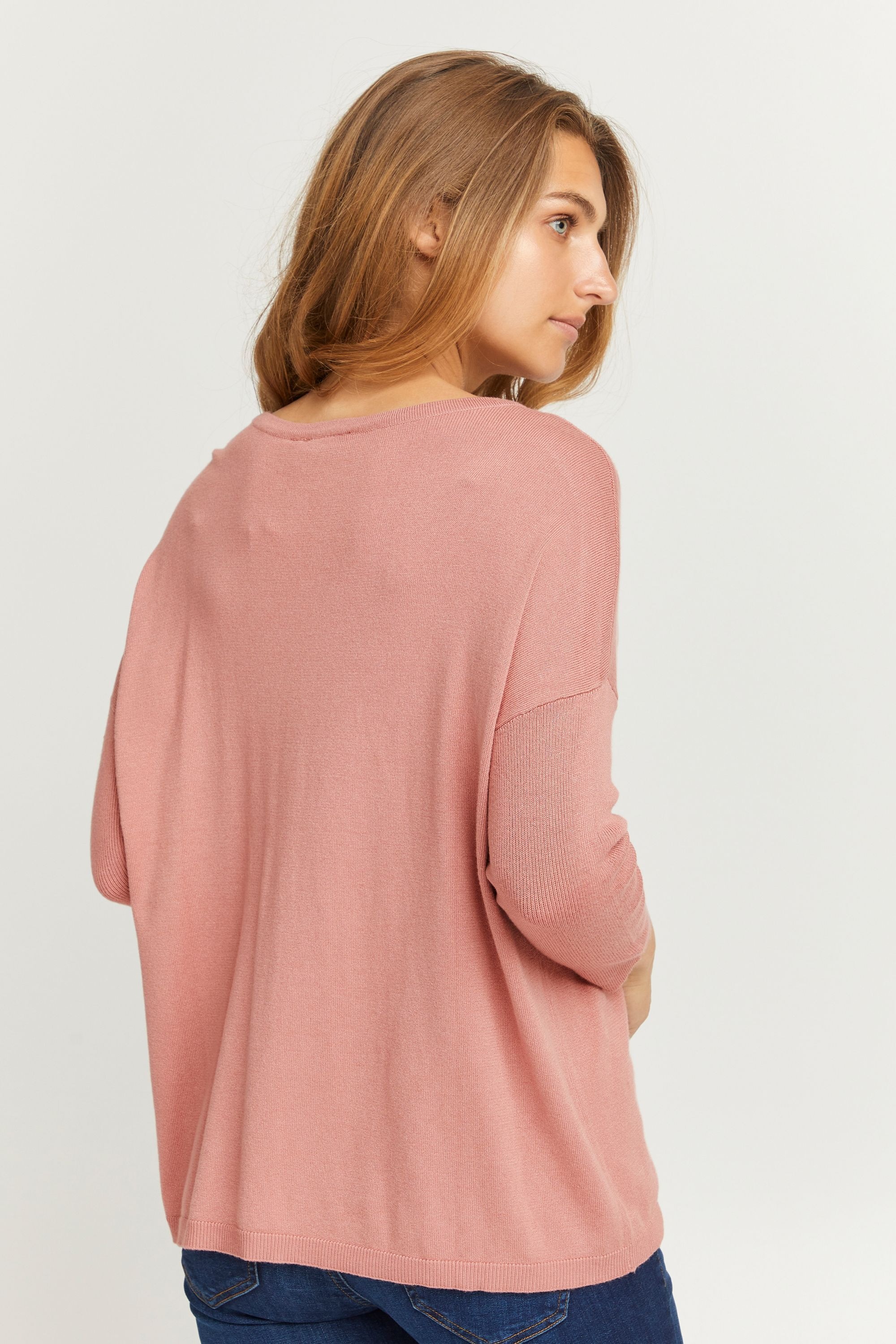 fransa Strickfleece-Pullover »Strickpullover FRBlume«