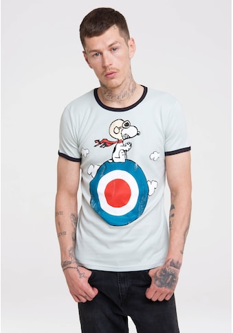 T-Shirt »Peanuts - Snoopy Pilot«, mit lizenziertem Print