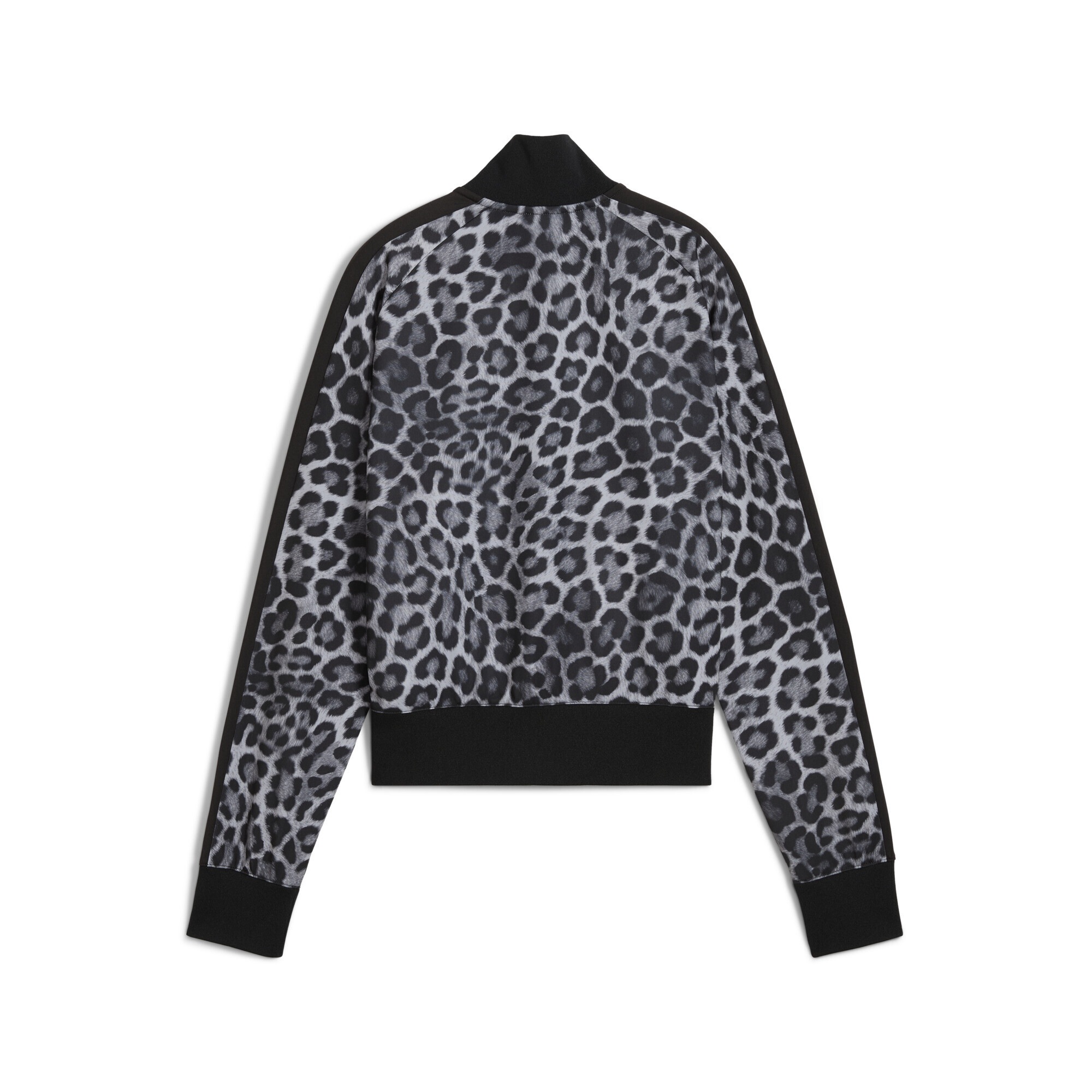 PUMA Trainingsjacke »T7 LEO LUXE Kurze Trainingsjacke mit Allover-Print Damen«
