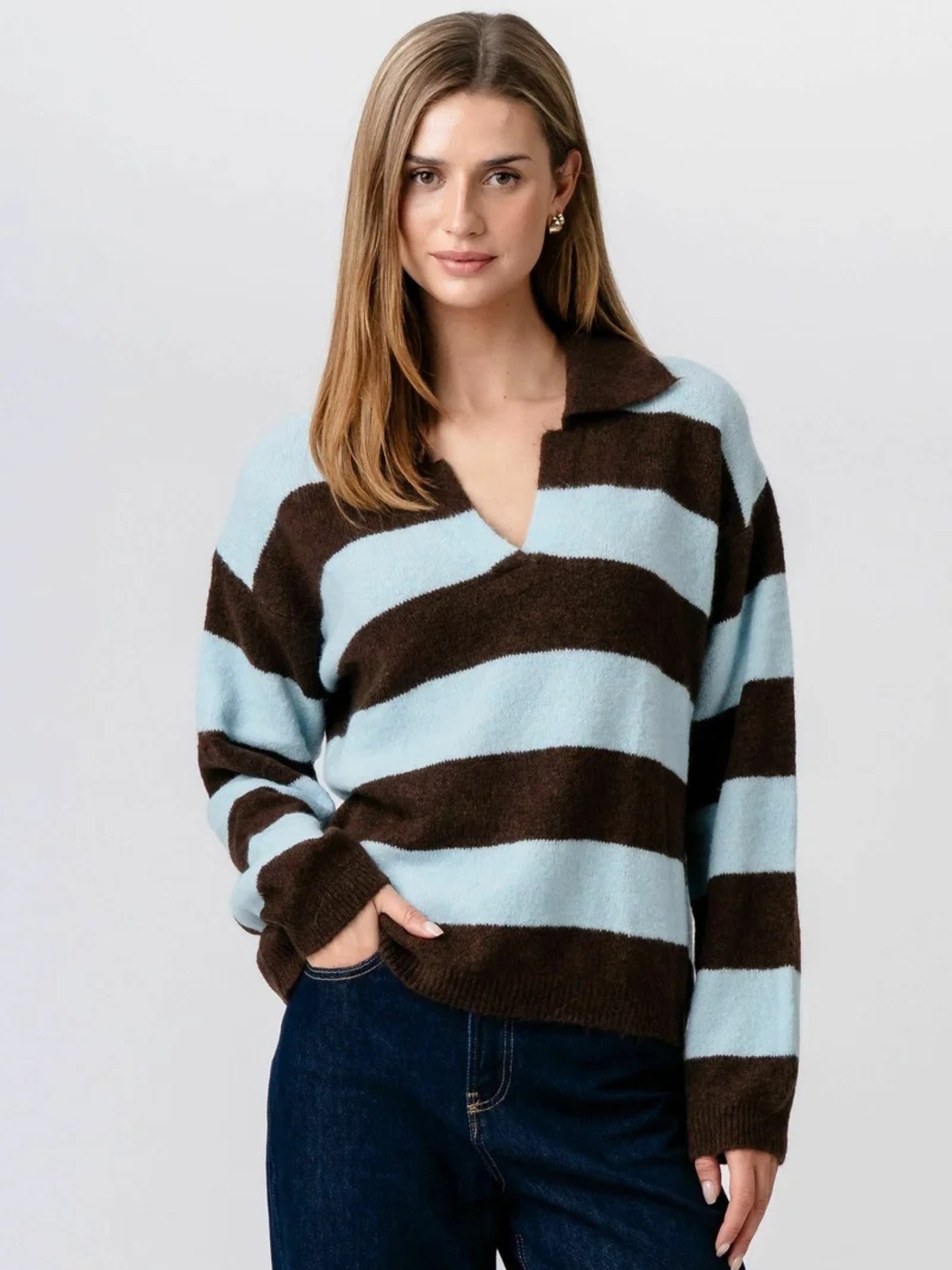 TeeShoppen Rundhalspullover "TEESHOPPEN Pullover Nora Knit"