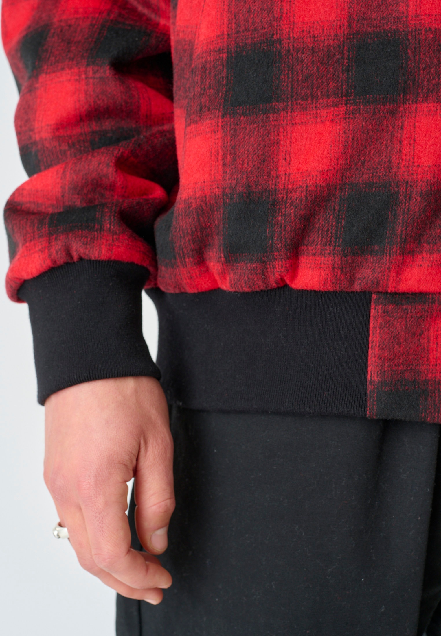Cleptomanicx Bomberjacke »Checker«, mit trendigem Karomuster