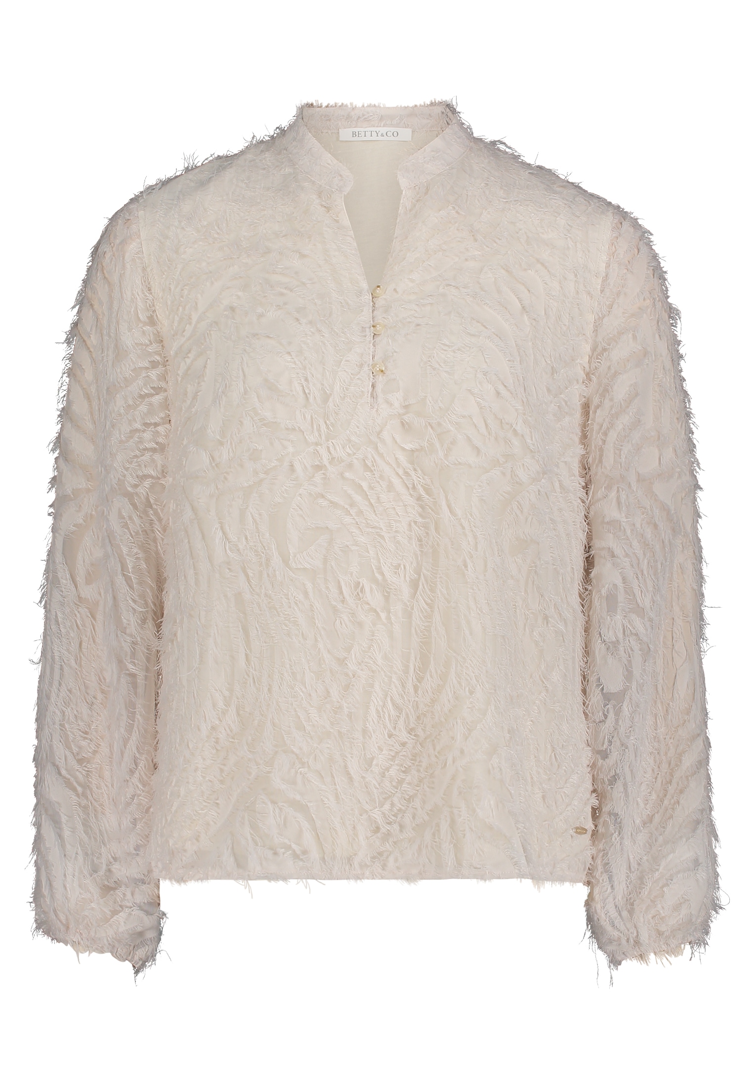Betty&Co Schlupfbluse »Damen mit Struktur«