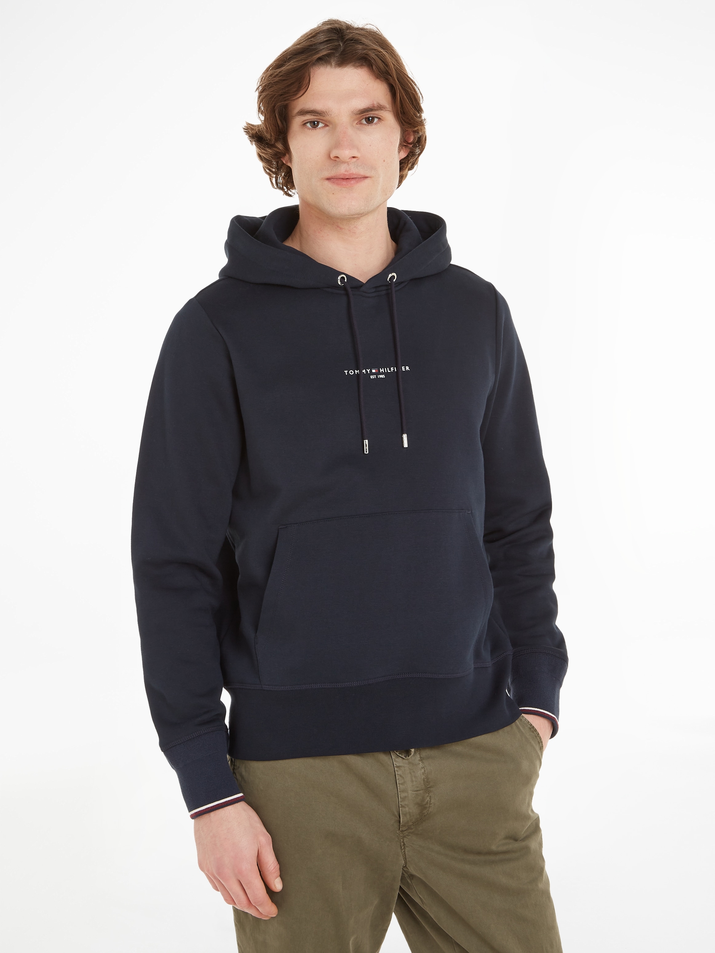 Tommy Hilfiger Hoodie "TOMMY LOGO TIPPED HOODY", Tommy-Tape innen am Aussch günstig online kaufen