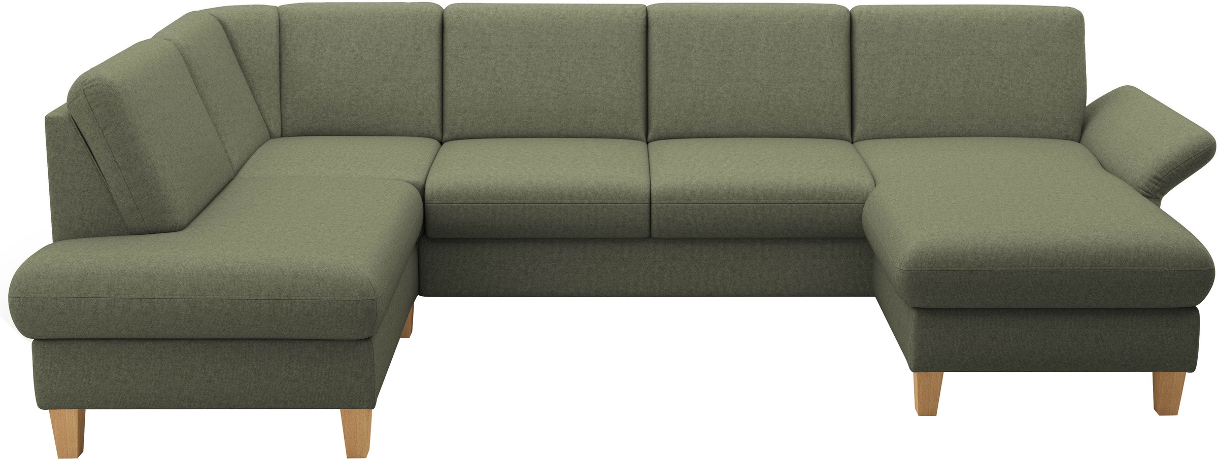 Home affaire Wohnlandschaft "Rochelle, U-Form" optional mit Armteilverstell günstig online kaufen