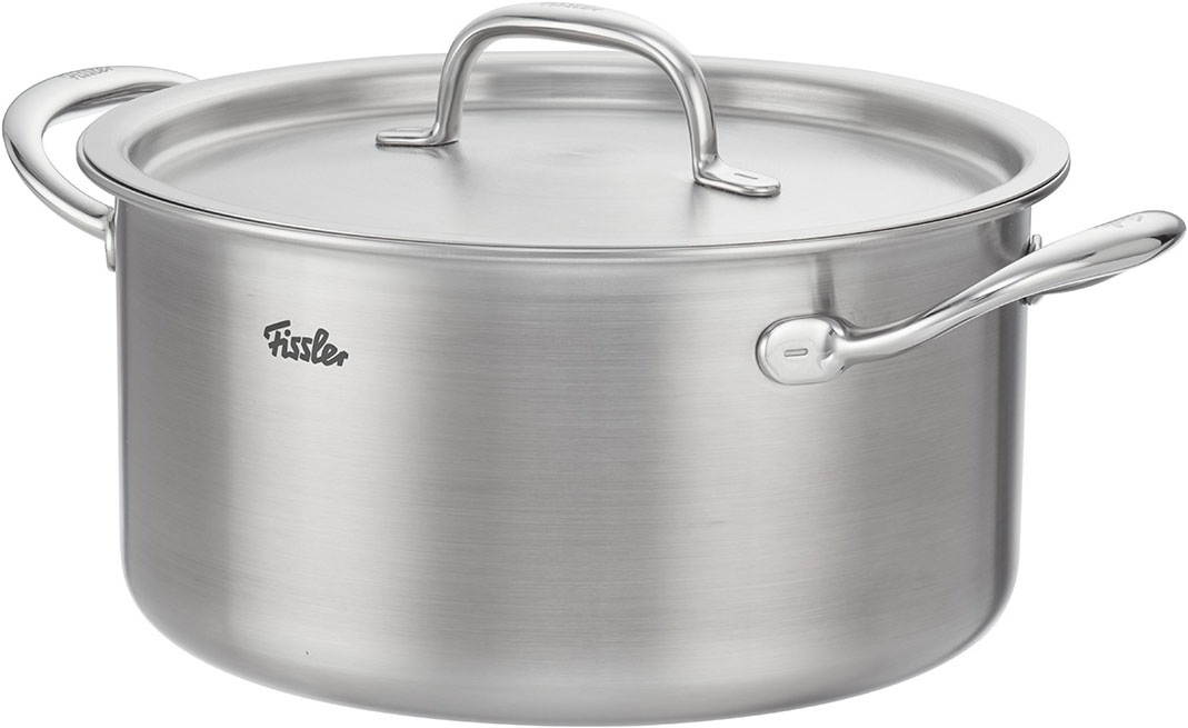 Fissler Kochtopf »M5 Pro-Ply Kochtopf 24 cm mit Metalldeckel« 1 tlg. Edelstahl 18/10