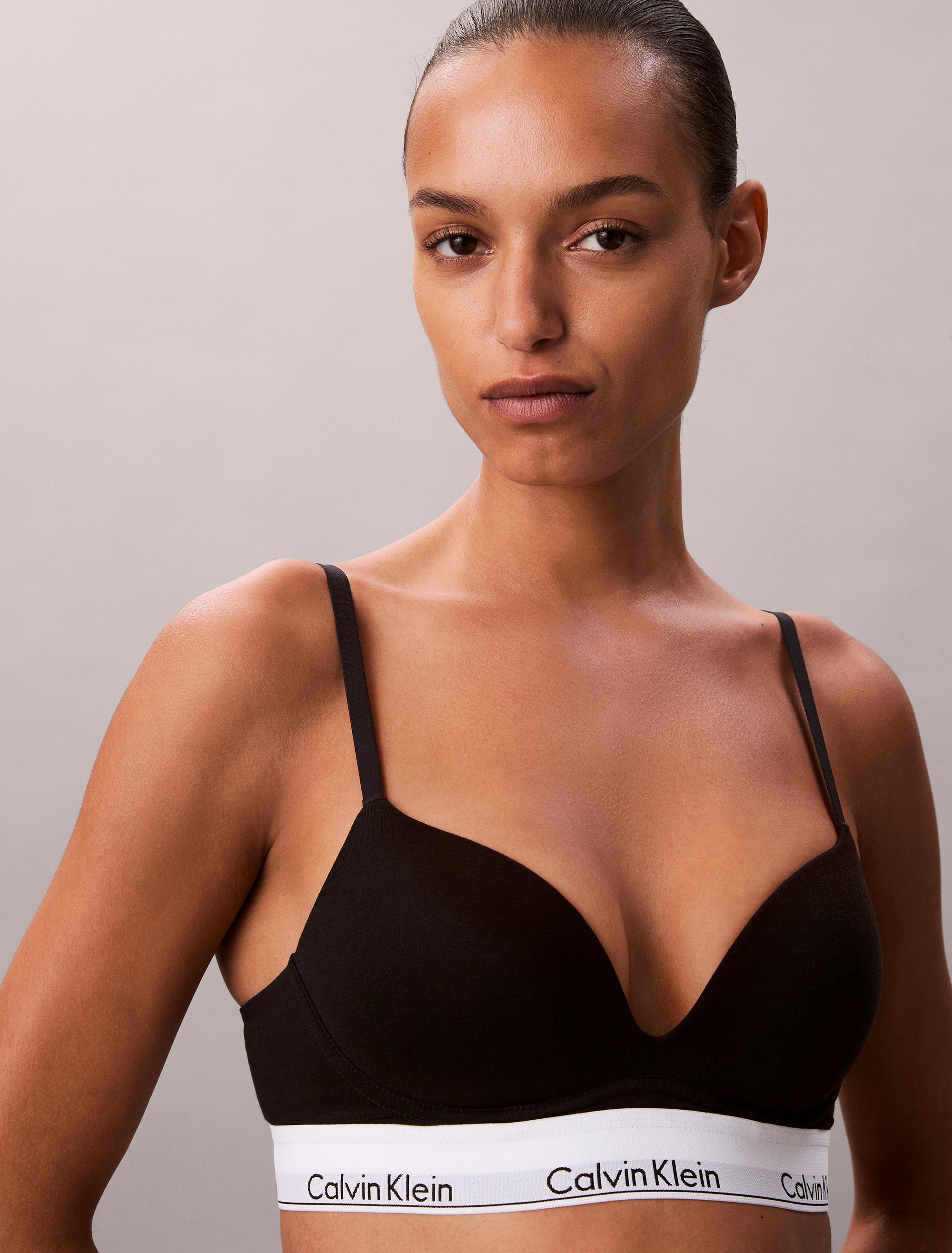Calvin Klein Underwear Push-up-BH »PLUNGE PUSH UP«, mit Logobund