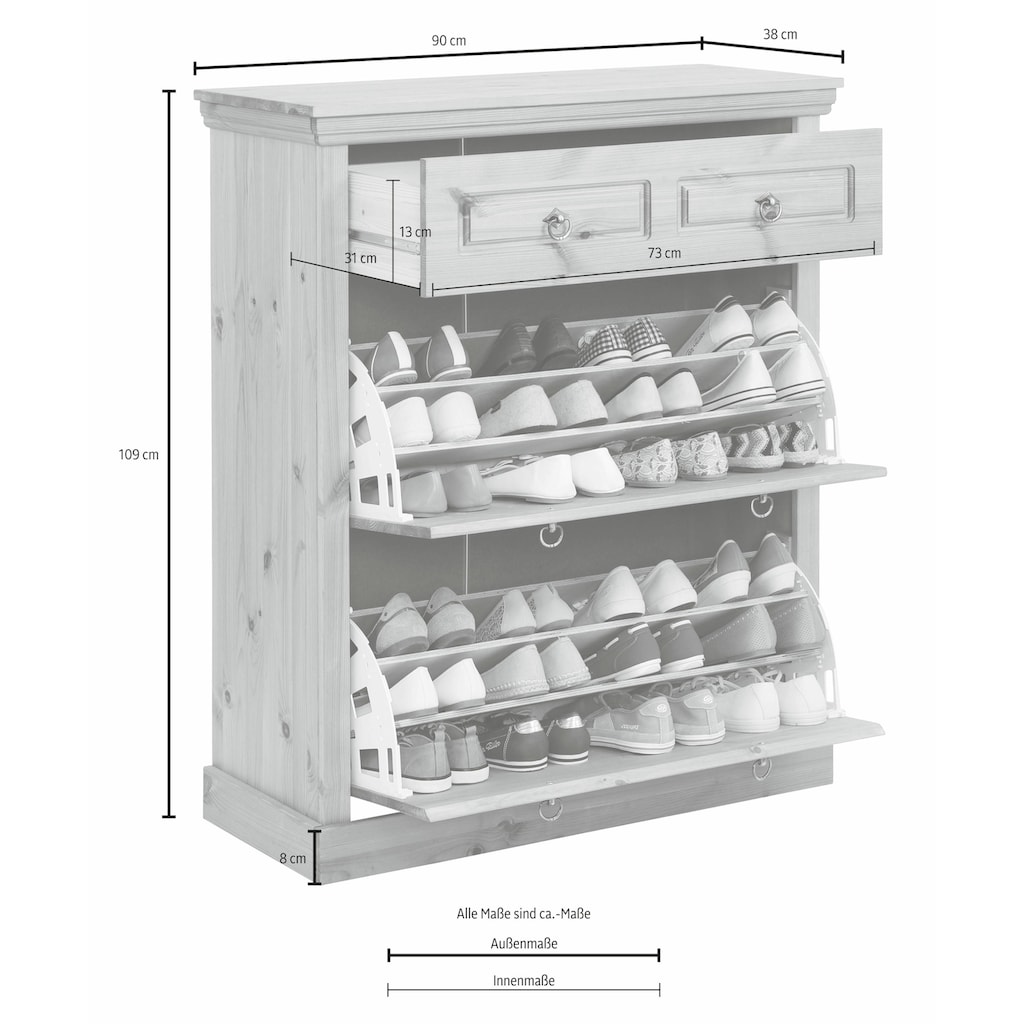 Home affaire Schuhkommode »Basilico«