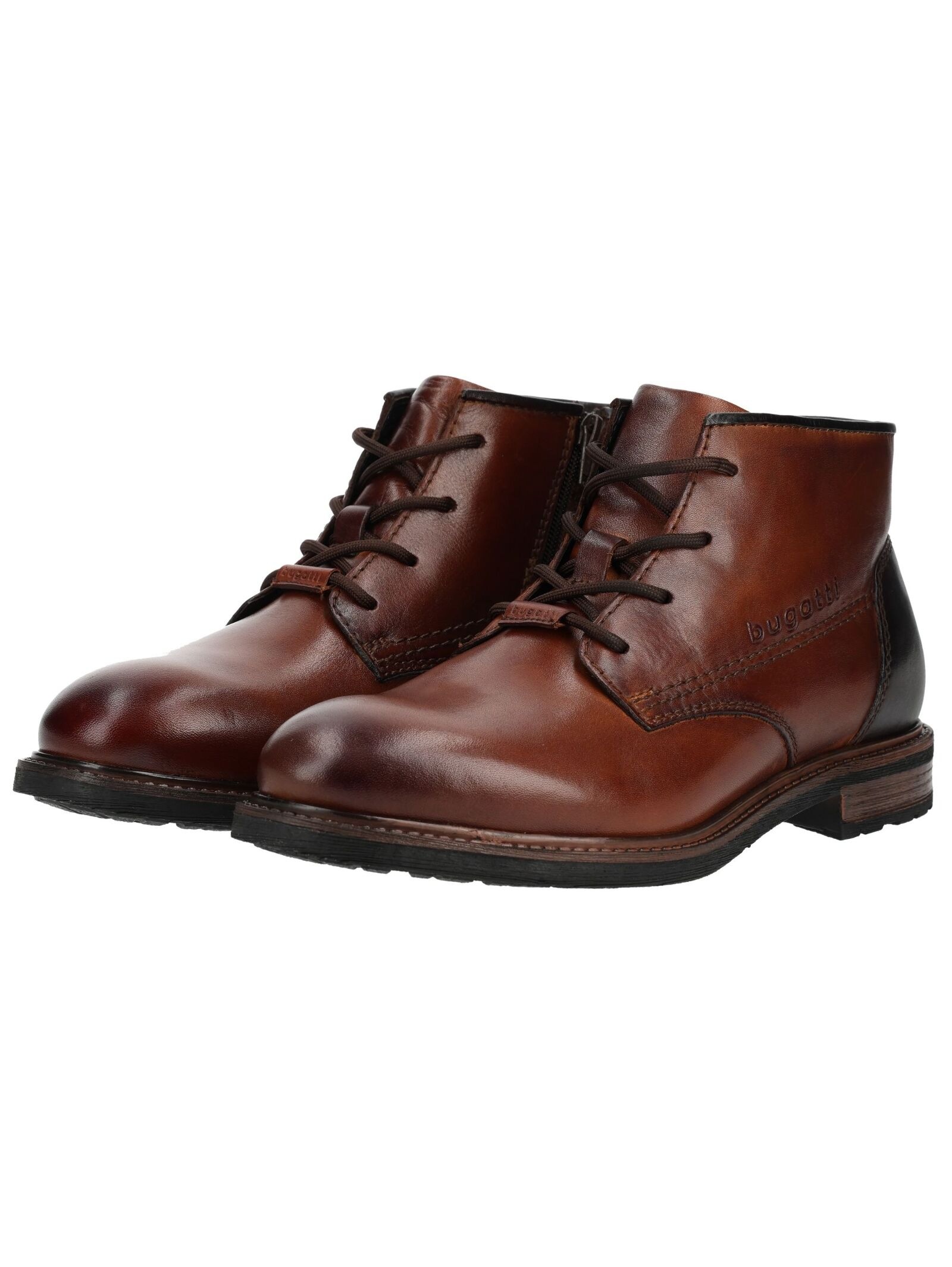 bugatti Schnürstiefelette »bugatti Stiefelette Leder«