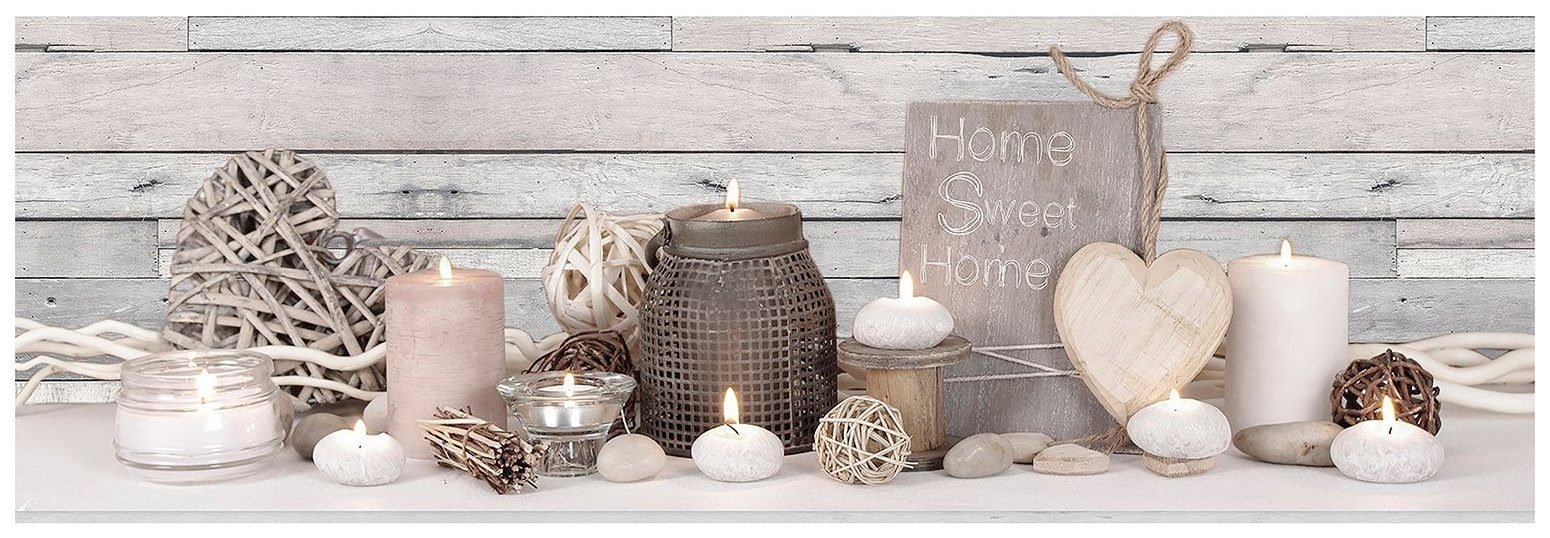 Art for the home Leinwandbild "Home, mit LED" Natur  Zen LED-Leinwand süßes günstig online kaufen