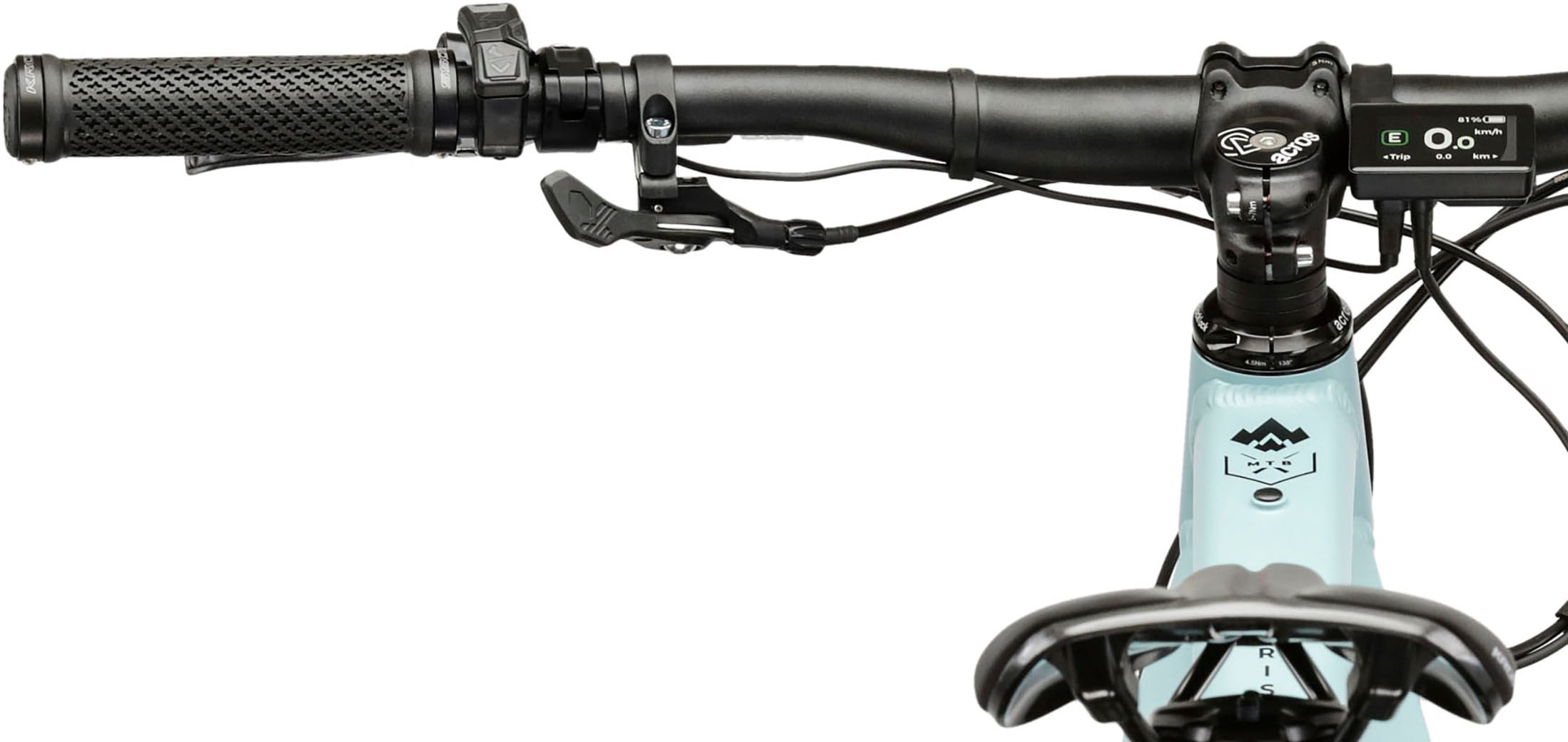 Kross E-Bike »KROSS E-MTB Grist Boost 1.0 29" blau«, 10 Gang, Shimano, CUES U6000, Mittelmotor 250 W