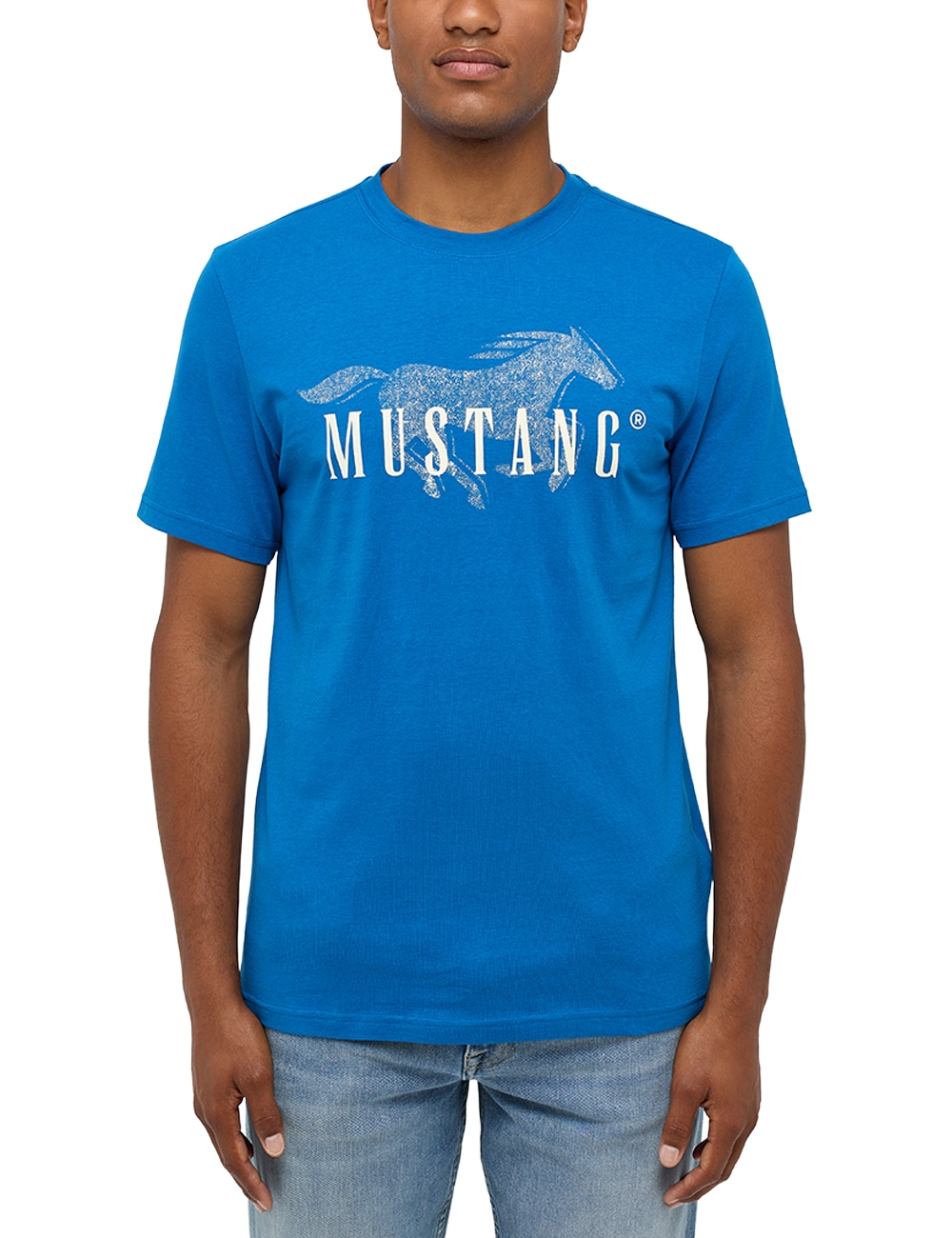 MUSTANG Kurzarmshirt »Print-Shirt« ▷ kaufen | BAUR | T-Shirts