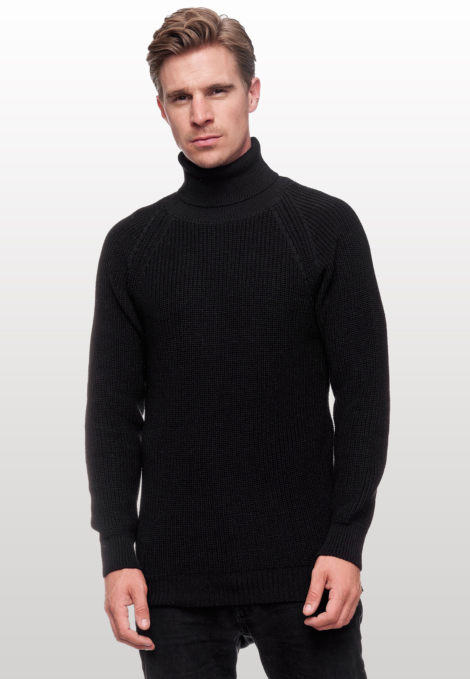 Rusty Neal Rollkragenpullover, mit kuscheligem Rollkragen