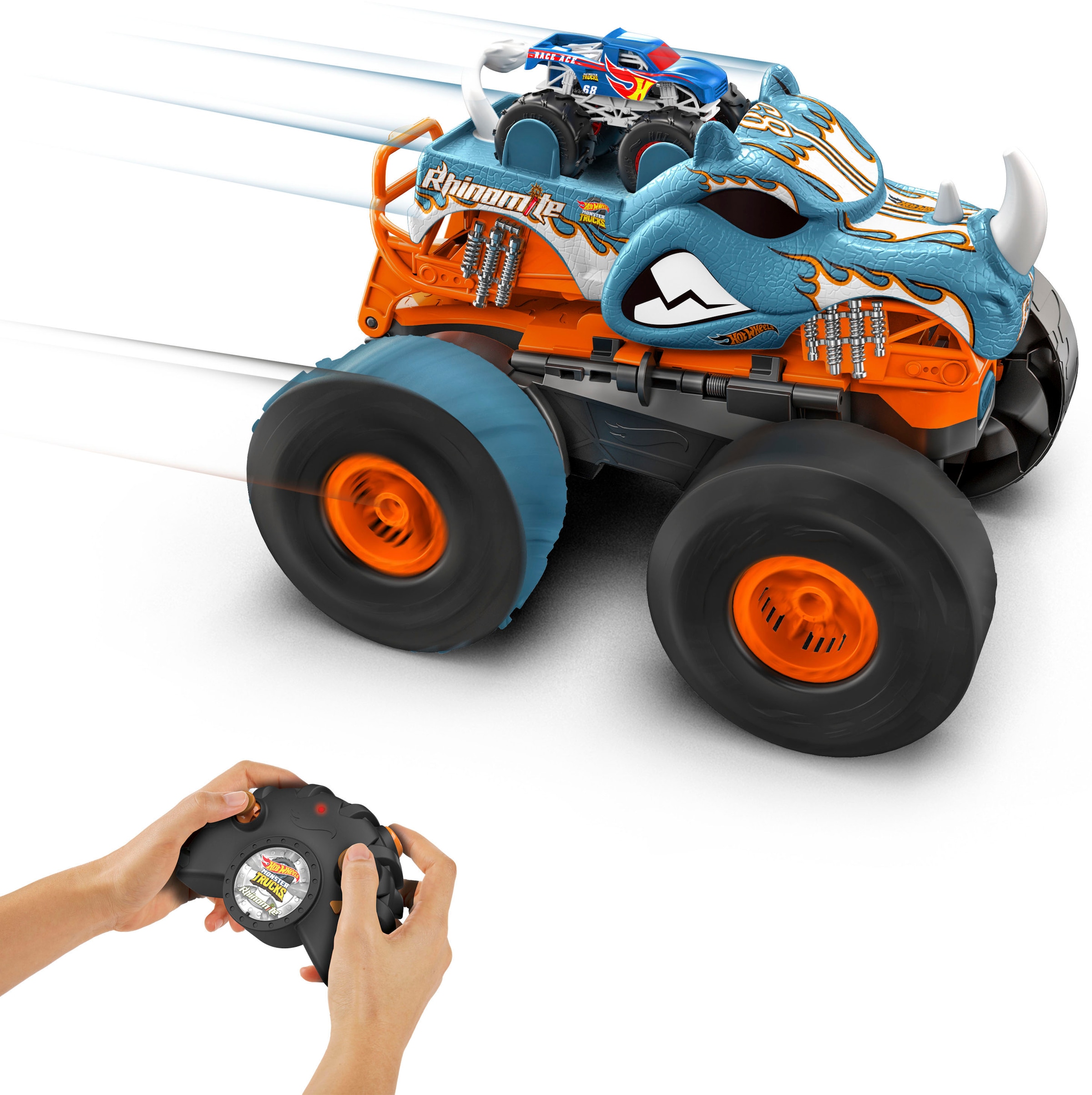 Hot Wheels RC-Monstertruck »Umbaubarer Rhinomite«