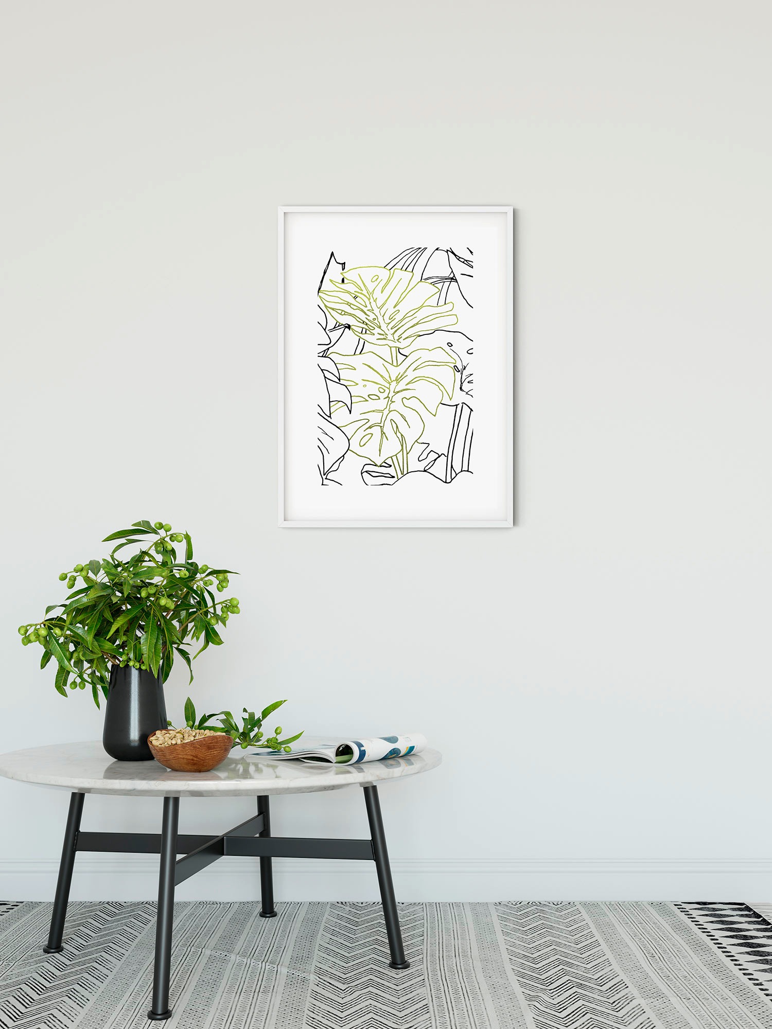 Komar Bild "Monstera Borsigiana", Natur, (1 St.), Wandbild zur Dekoration - günstig online kaufen
