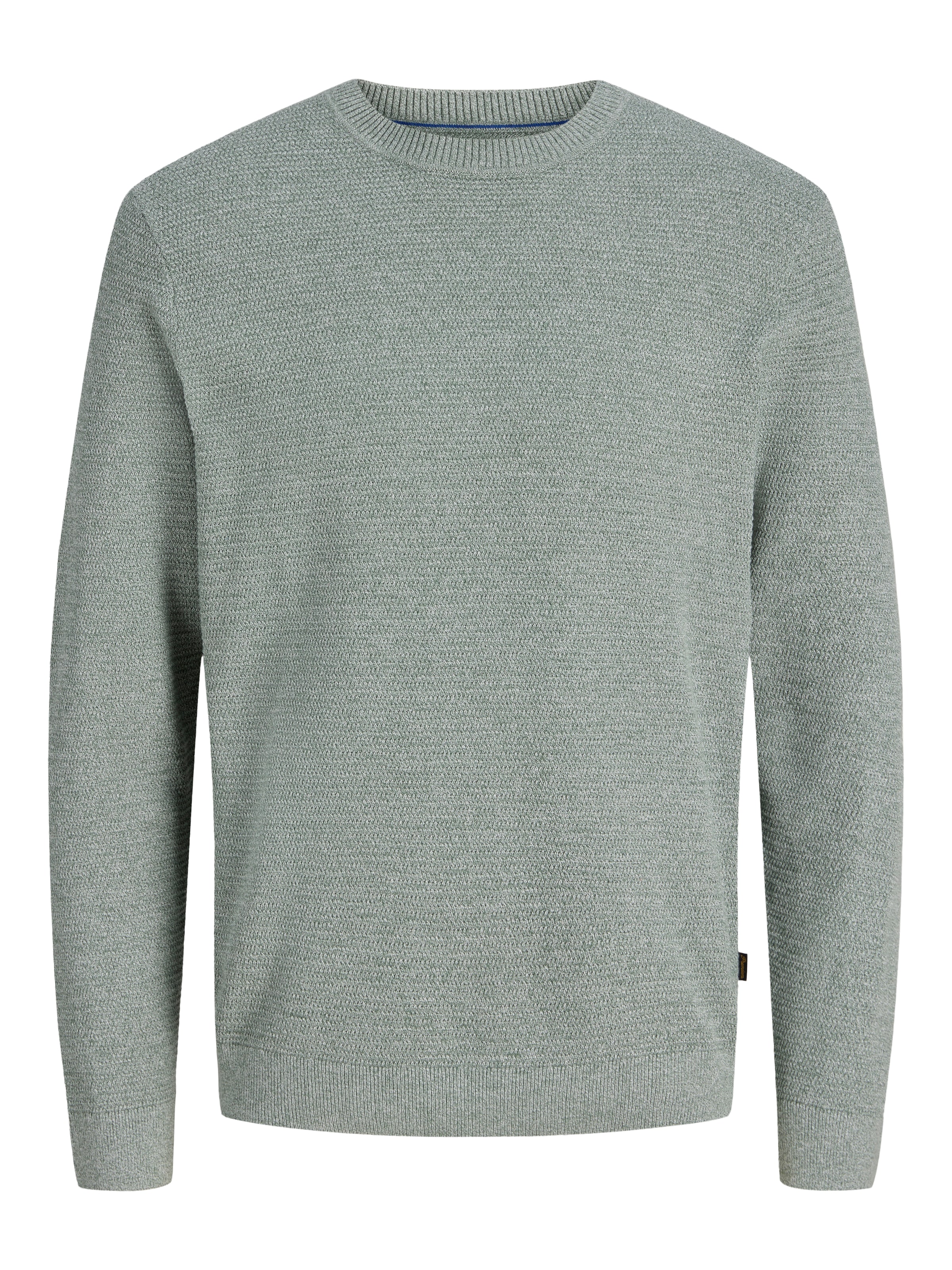 Jack & Jones Rundhalspullover »JPRBLURILEY KNIT CREW NECK LS SN« Baumwolle, regular fit