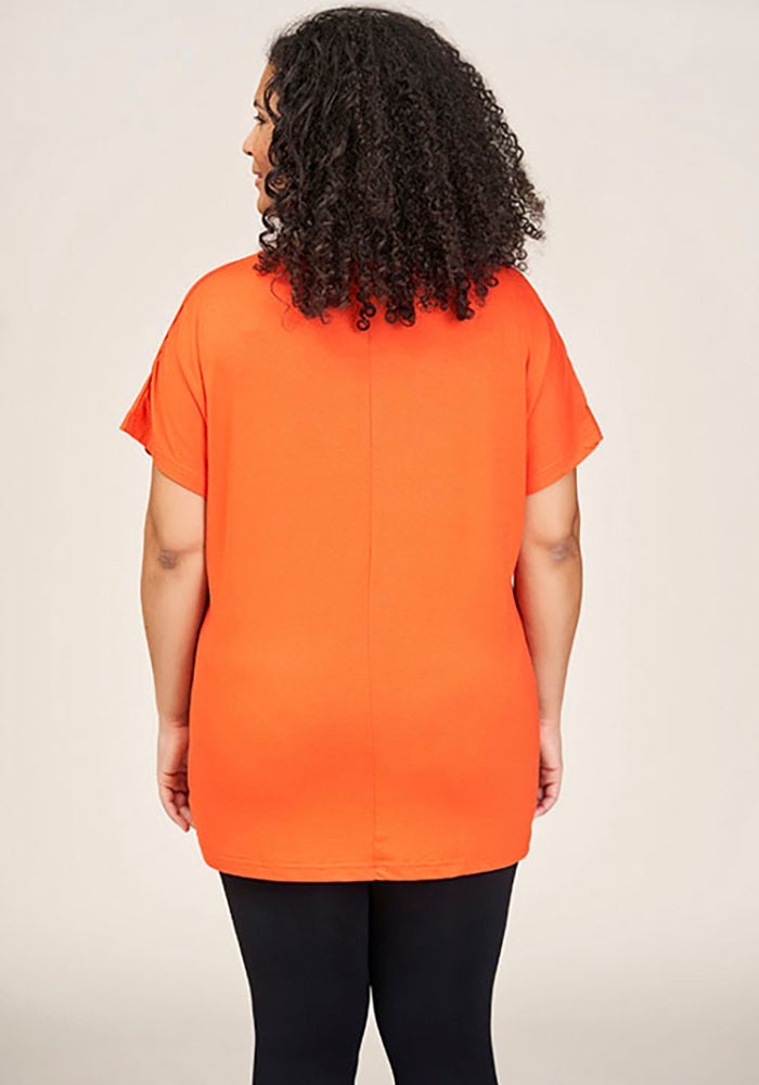 SANDGAARD T-Shirt »Asmsterdam« in Unifarbe