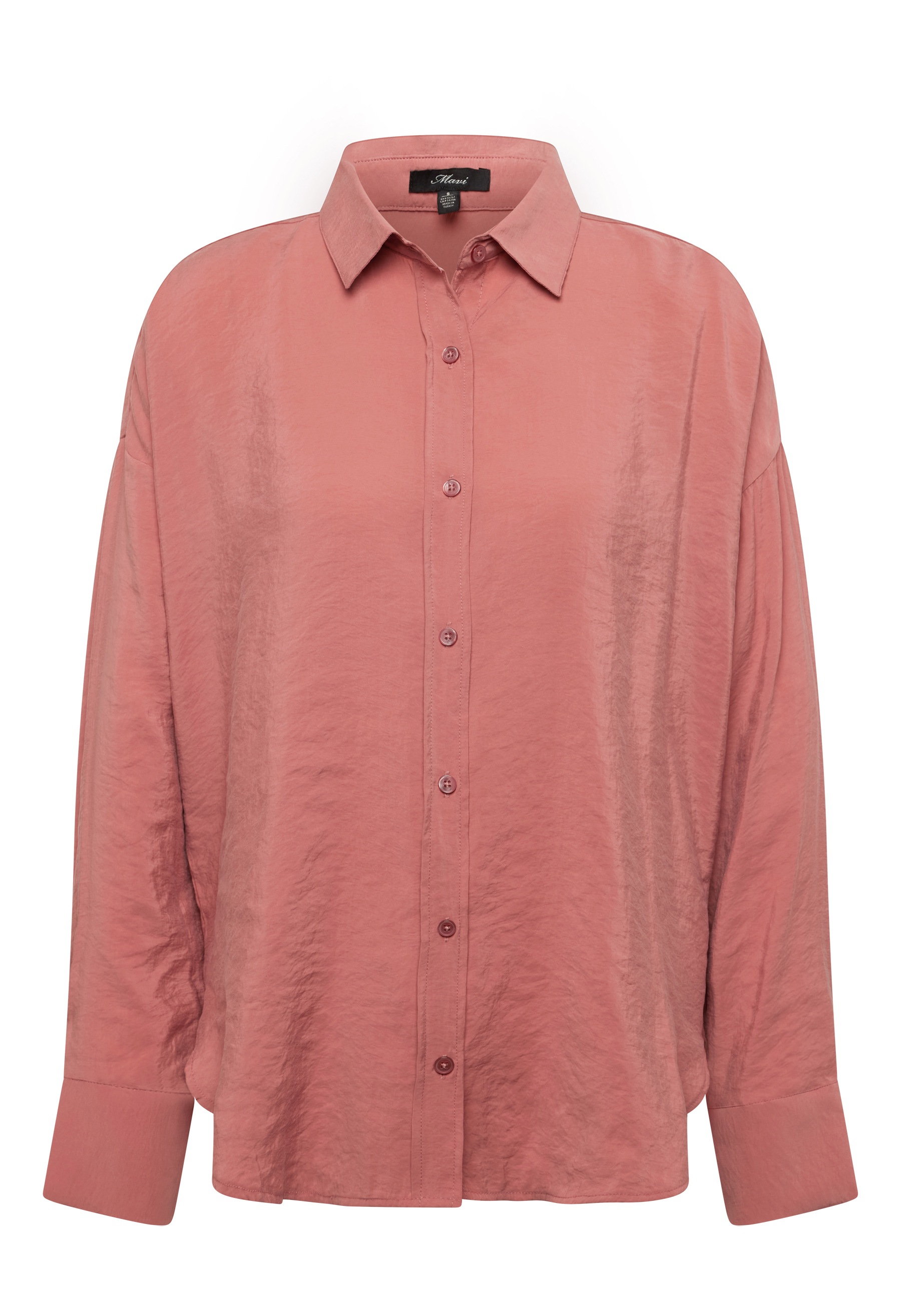 Mavi Hemdbluse »LONG SLEEVE SHIRT«, Bluse aus Lux Touch