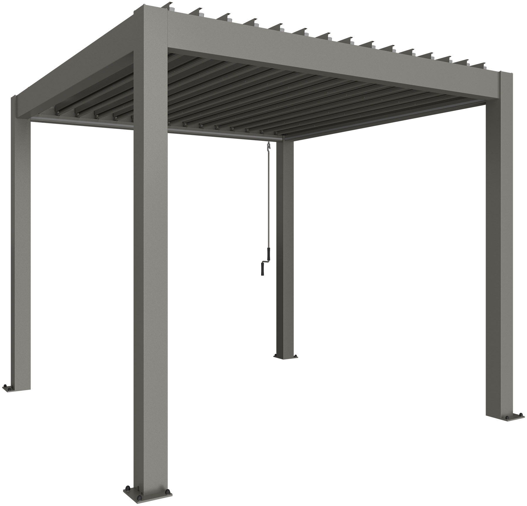 Biohort Pergola »3x3 m, verschiedene Farben«, 312x312x264 cm, ausgezeichnet mit dem Red Dot Design Award