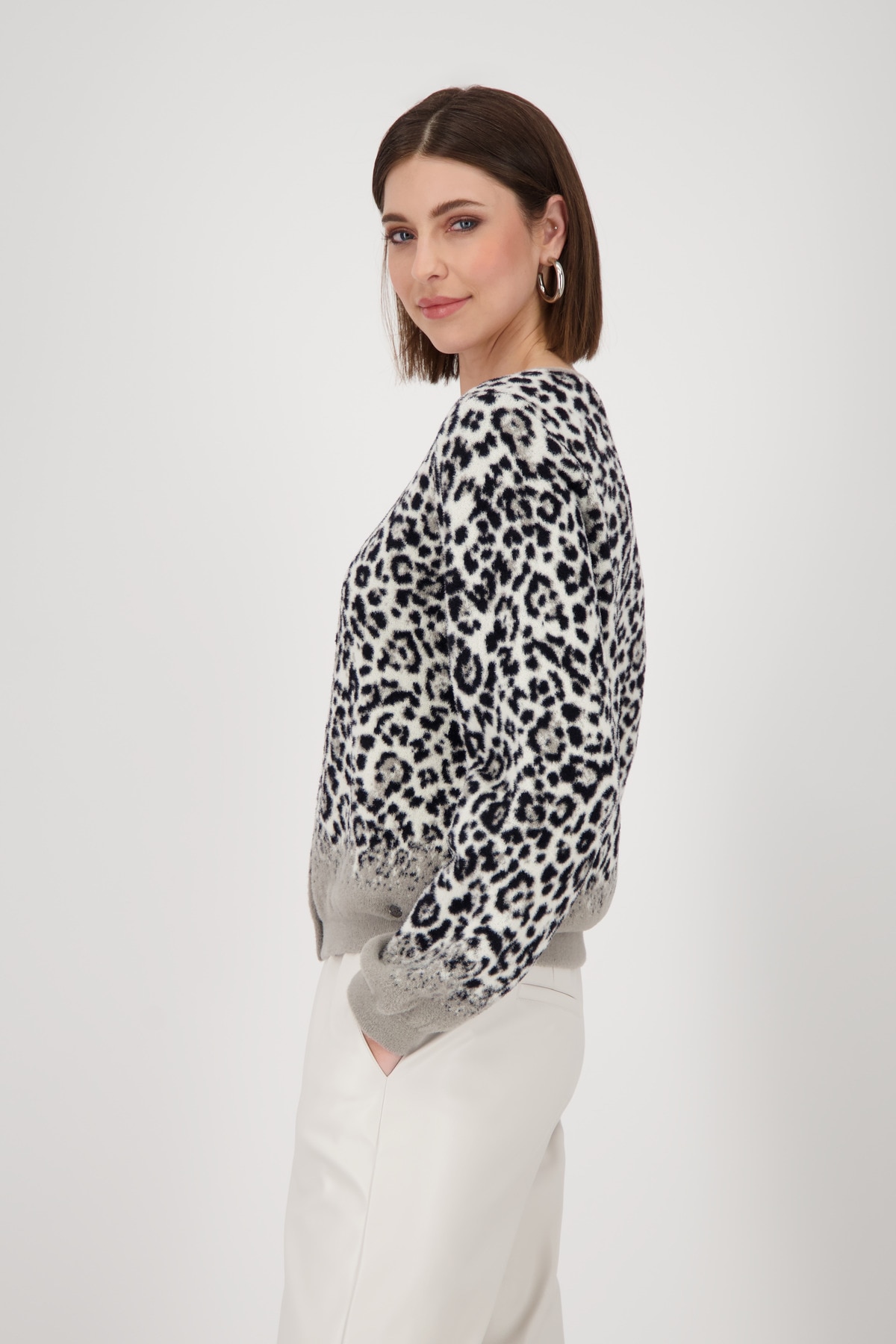 Monari Strickjacke »Jacke Strickjacke Leo«