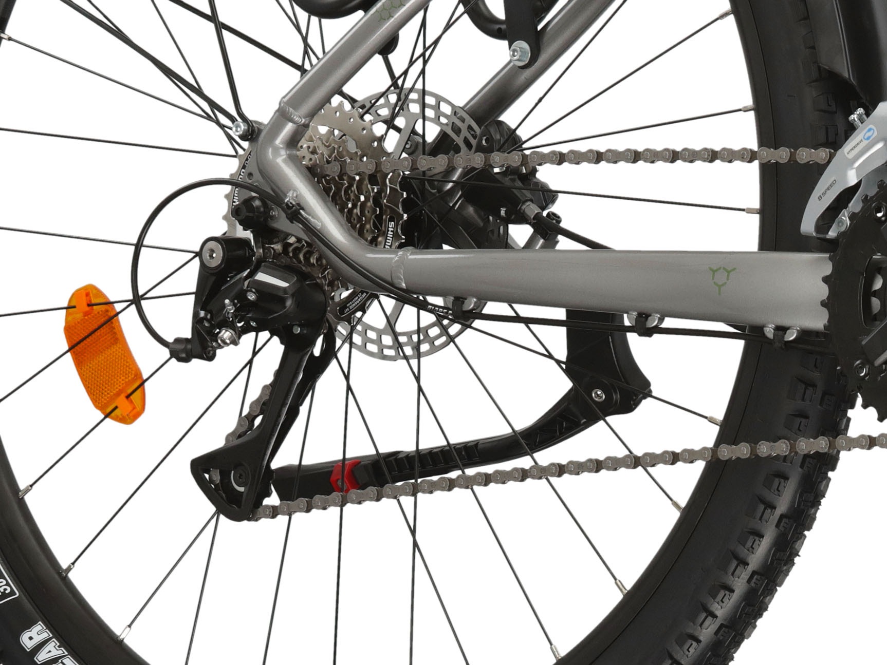 Kross Mountainbike »KROSS MTB Hardtail Hexagon 4.0 27,5" silber«, 16 Gang, Shimano, ACERA M3020 Schaltwerk, Kettenschaltung
