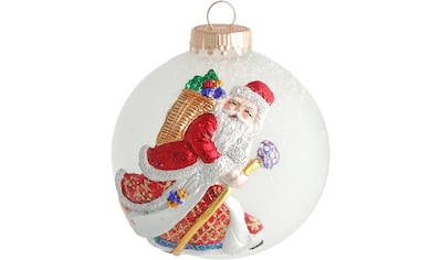 Krebs Glas Lauscha Weihnachtsbaumkugel »CBK50316, Weihnachtsdeko,  Christbaumschmuck, Christbaumkugeln Glas«, (1 St.), mit Weihnachtsstern  kaufen | BAUR