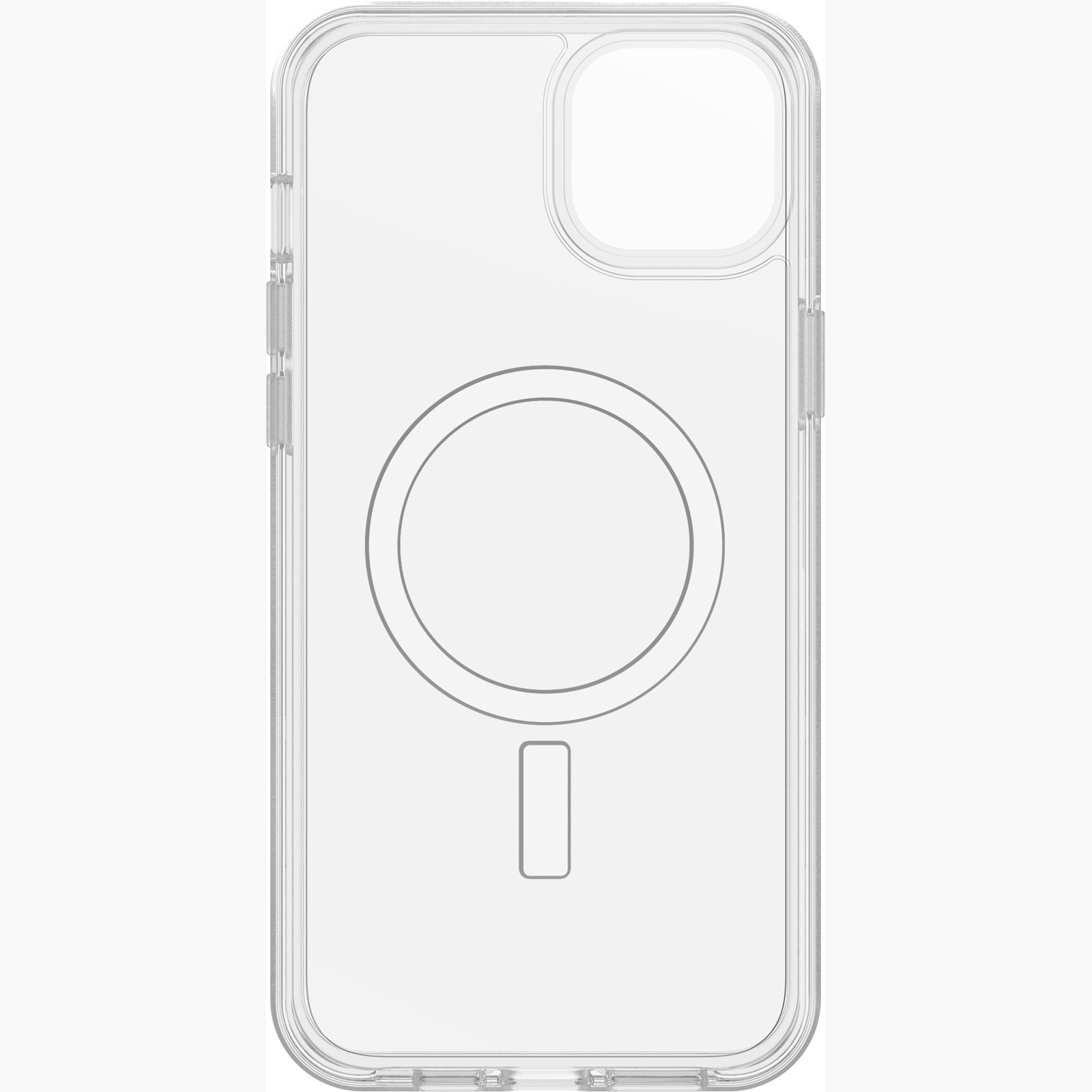 Otterbox Backcover »Symmetry Clear MagSafe Hülle,Glass,Charger KIT für iPhone 15 Plus«, Apple iPhone 15 Plus, Protection und Power Kit, DROP+, widerstandsfähig, Kantenschutz