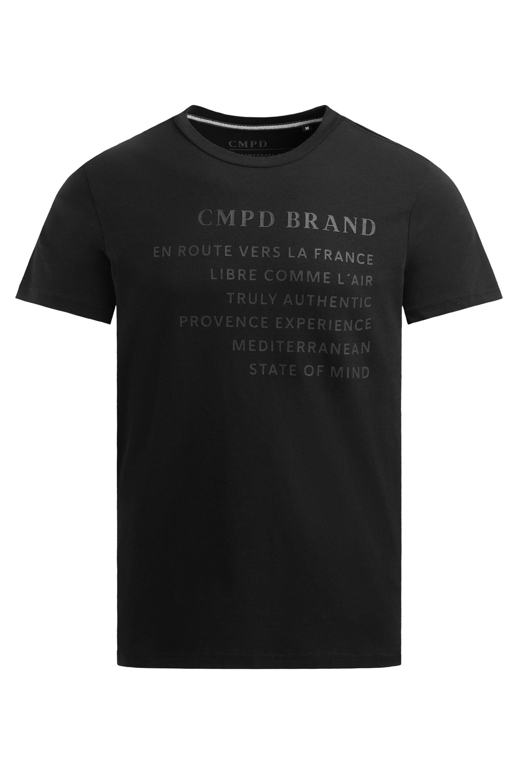 CMPD Rundhalsshirt mit Baumwolle