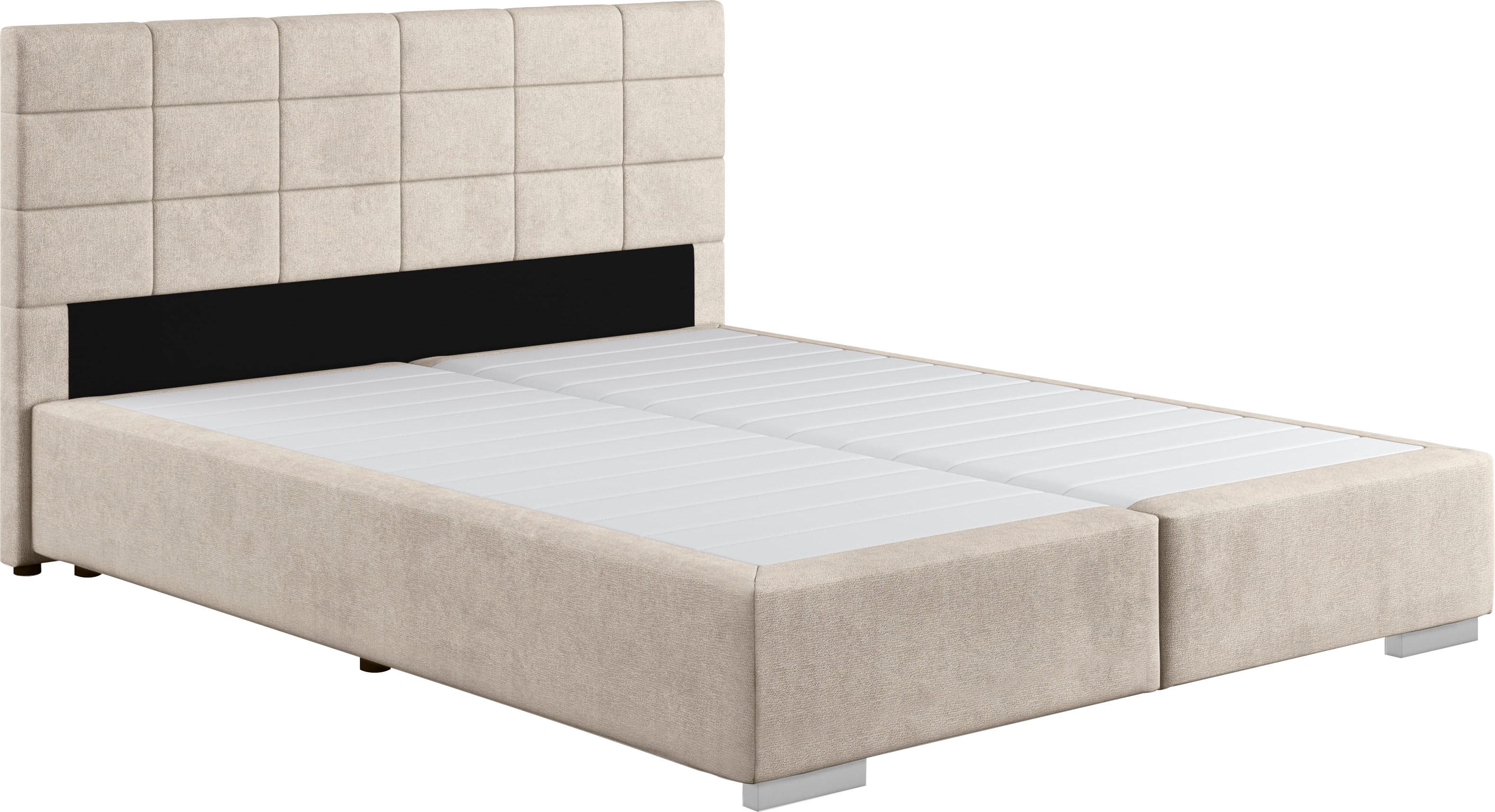 COTTA Boxspringbett "Simba in verschiedenen Farben und Breiten erhältlich, ohne Matratze" Bezugsstoff: Struktur fein