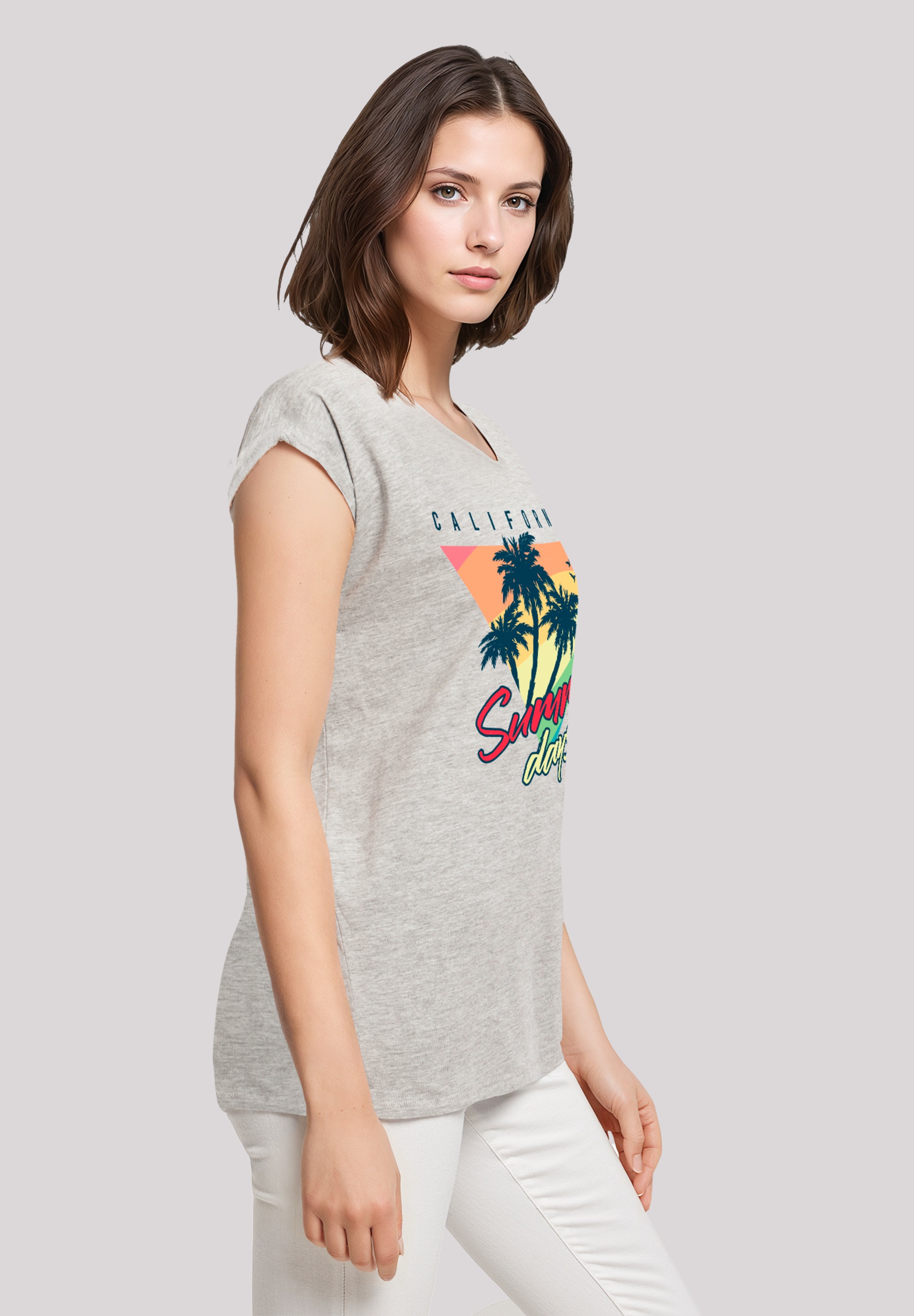 F4NT4STIC T-Shirt »California Palmen Retro«, Premium Qualität