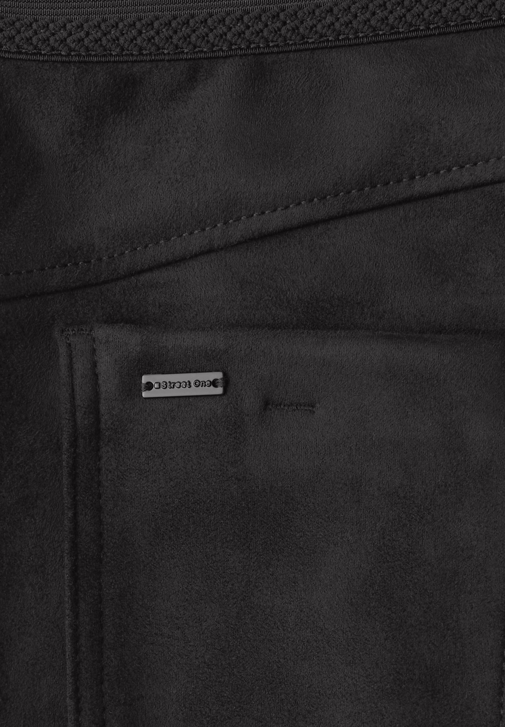 STREET ONE Stoffhose, aus Velour
