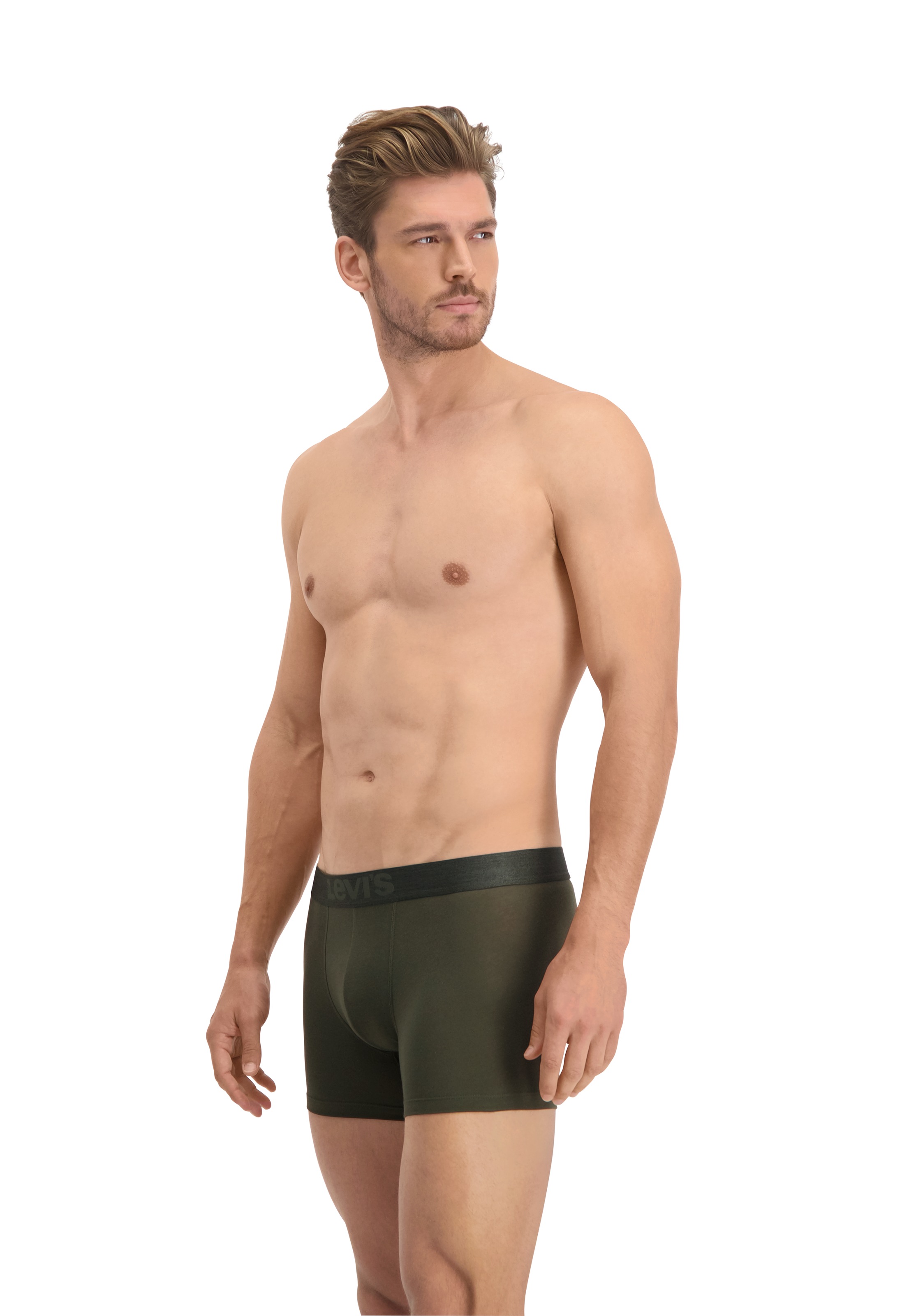 Levis Boxershorts "LEVIS MEN MEL WB BOXER BRIEF ORG CO 2P", (2er Pack), mit günstig online kaufen