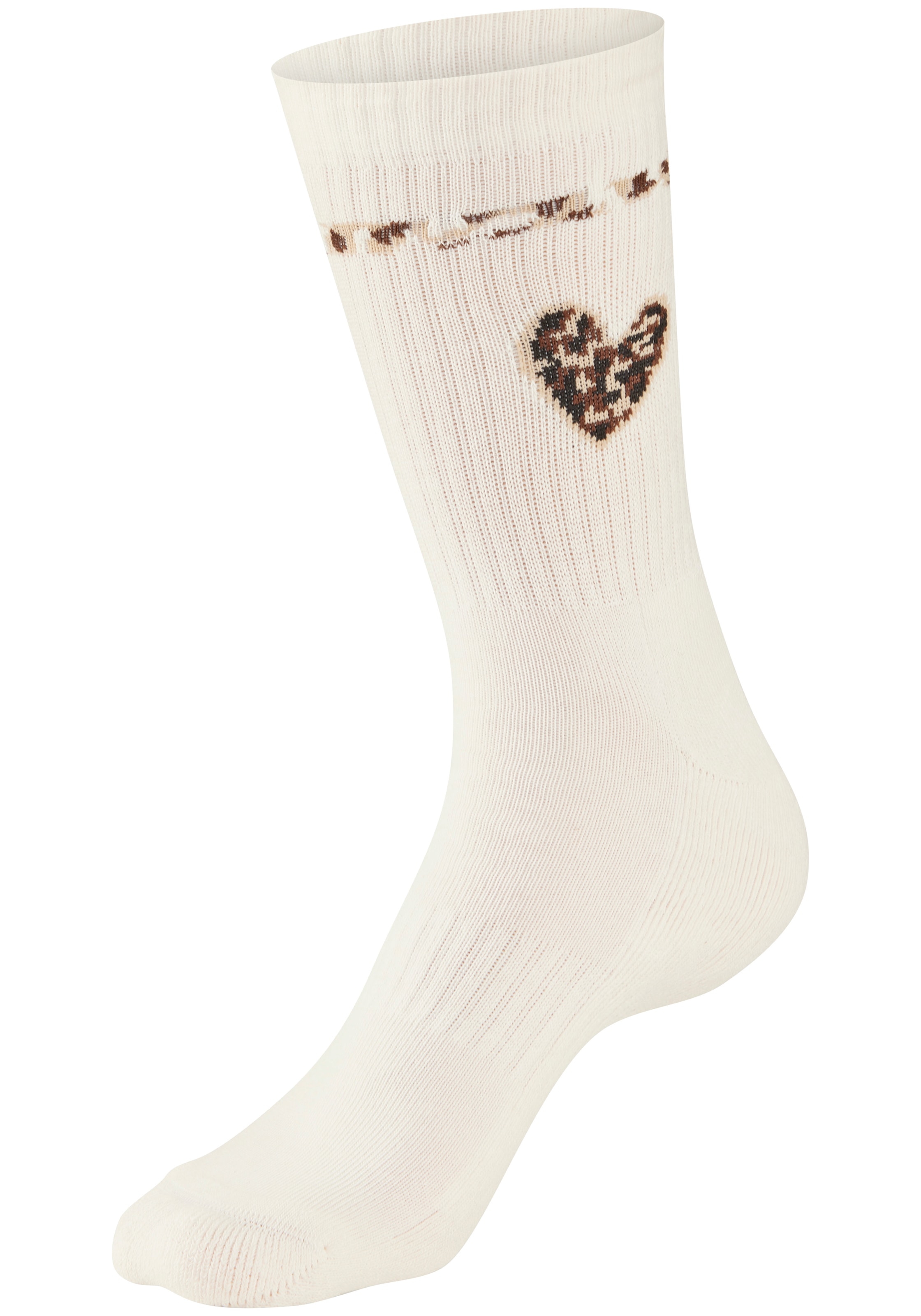 Buffalo Tennissocken »Damen Fußfrottee Sportsocken; modisch« Packung, 5 Paar tlg. in unterschiedlichen Animal Muster Designs