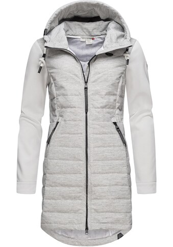 Ragwear Steppmantel »Lucinda Long«, Mantel aus modernem Materialmix mit Kapuze kaufen