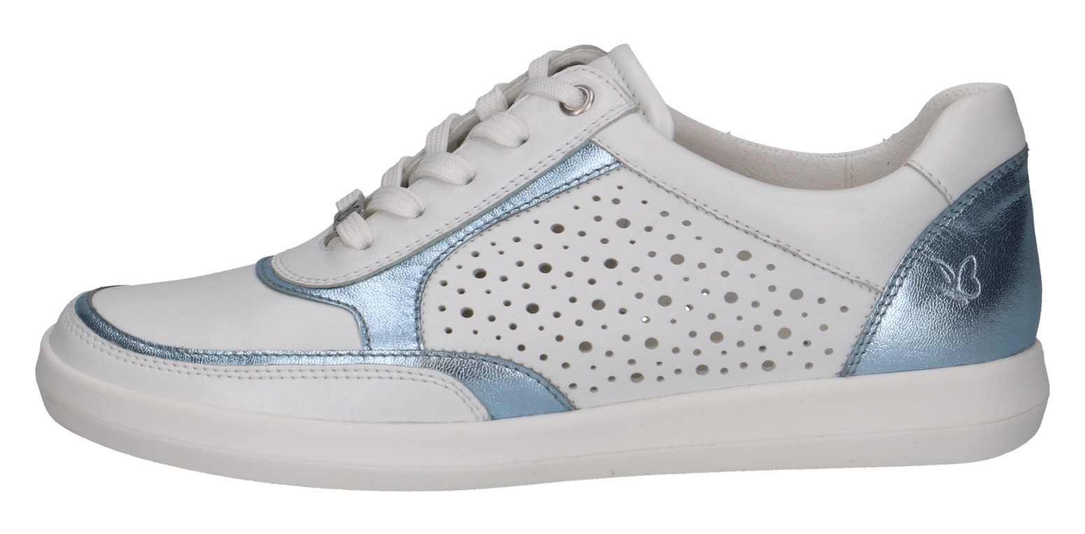 Caprice Plateausneaker, Freizeitschuh, Halbschuh, Schnürschuh mit Perforation