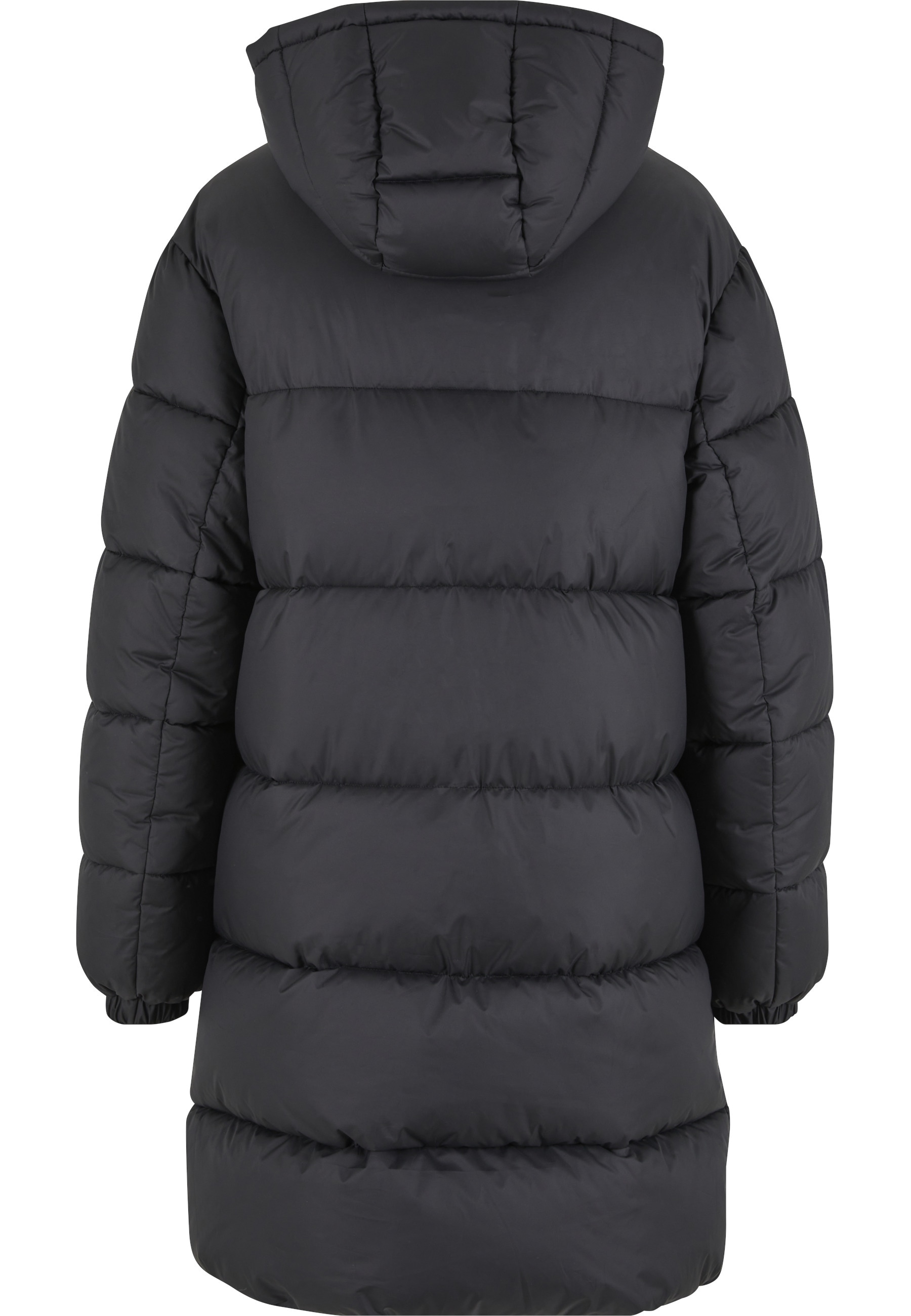 URBAN CLASSICS Winterjacke »Urban Classics Ladies Long Puffer Coat« 1 Stk. tlg. mit Kapuze