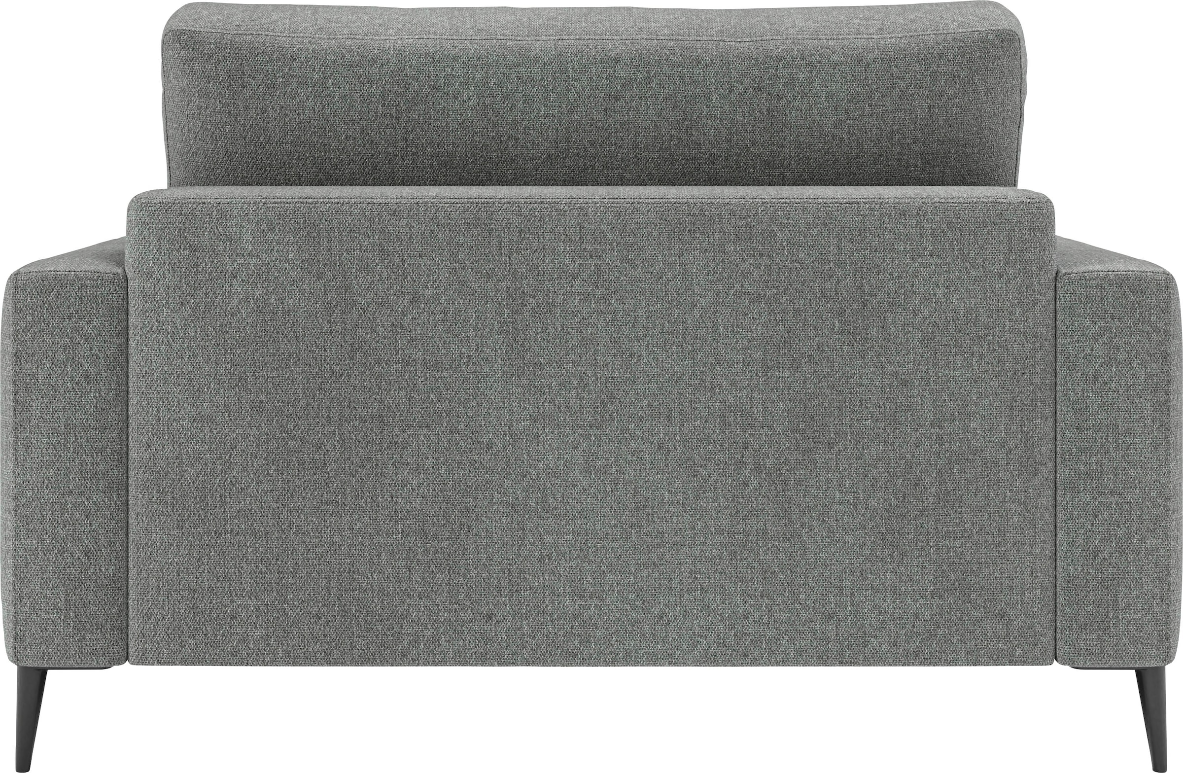 INOSIGN Chaiselongue »Downtown Loungemöbel zum Relaxen, B/T/H: 132/170/84 cm«, auch in Bouclé, Cord und Easy care - leicht mir Wasser zu reinigen