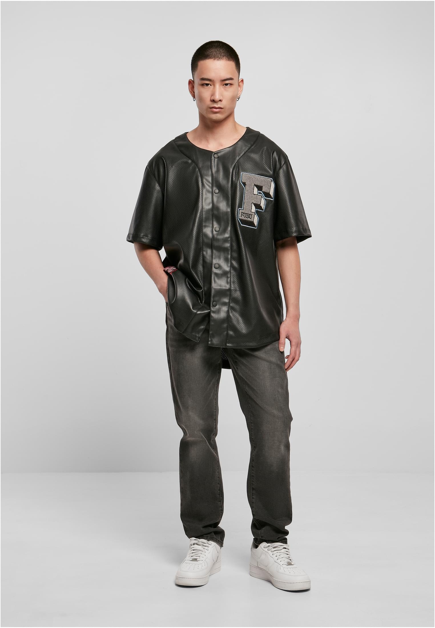 Fubu T-Shirt »Fubu Herren College Leather Baseball Jersey«, (1 tlg.)