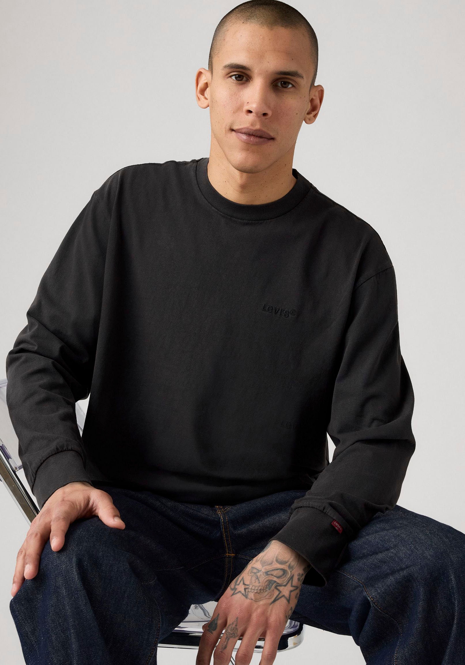 Levi's® Langarmshirt, GARMENT- Färbung